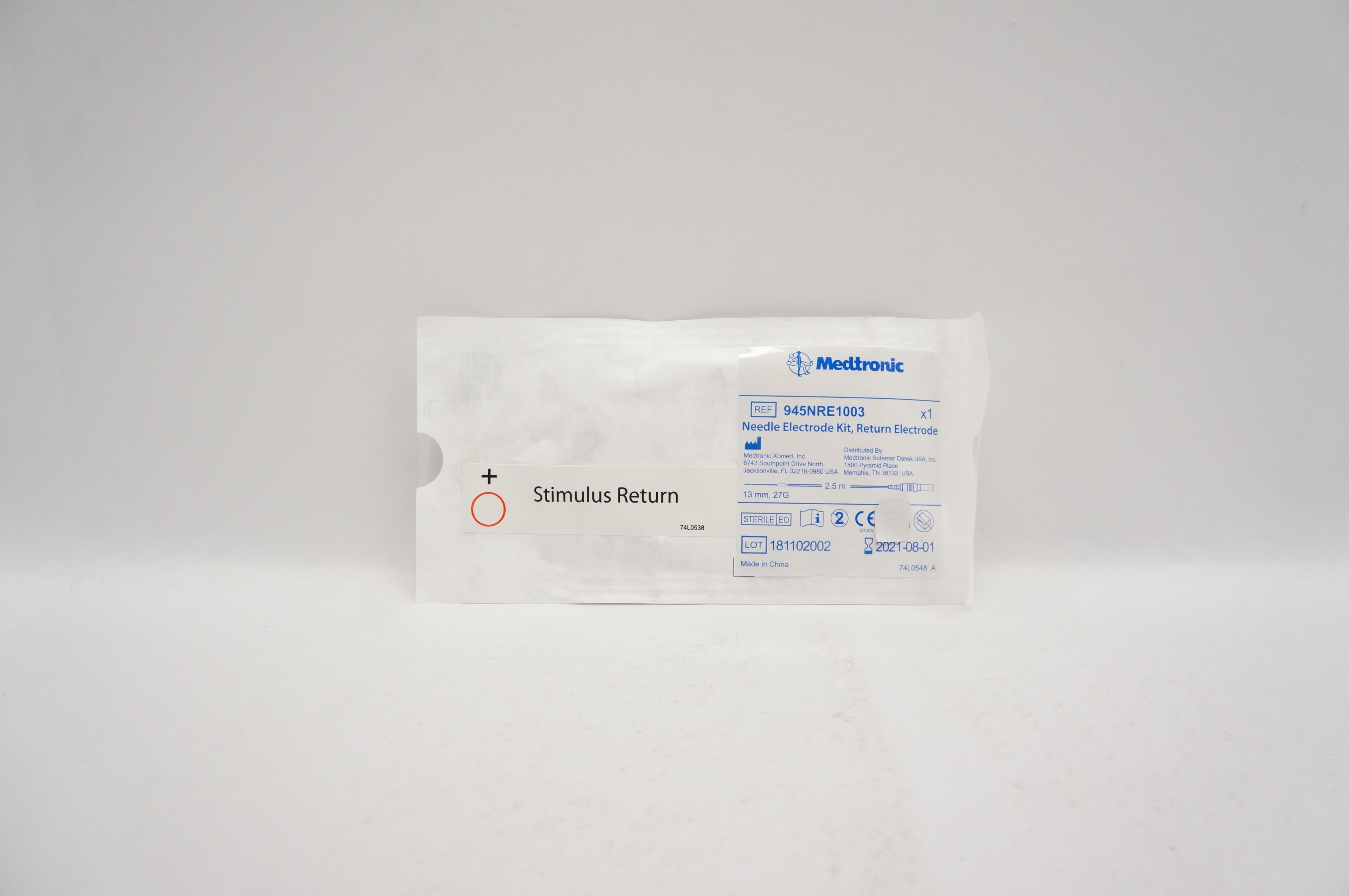 Medtronic 945NRE1003 Needle Electrode Kit 2.0 x 2.7cm 2.5m (x)