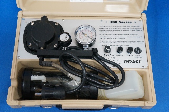 Impact 308M Oropharyngeal Suction Apparatus Portable & Argyle 284711 Connect Tub
