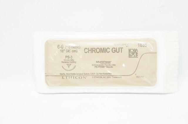 Ethicon 1635 Chromic Gut MultiPass Needles PS-3, 18in. (x)