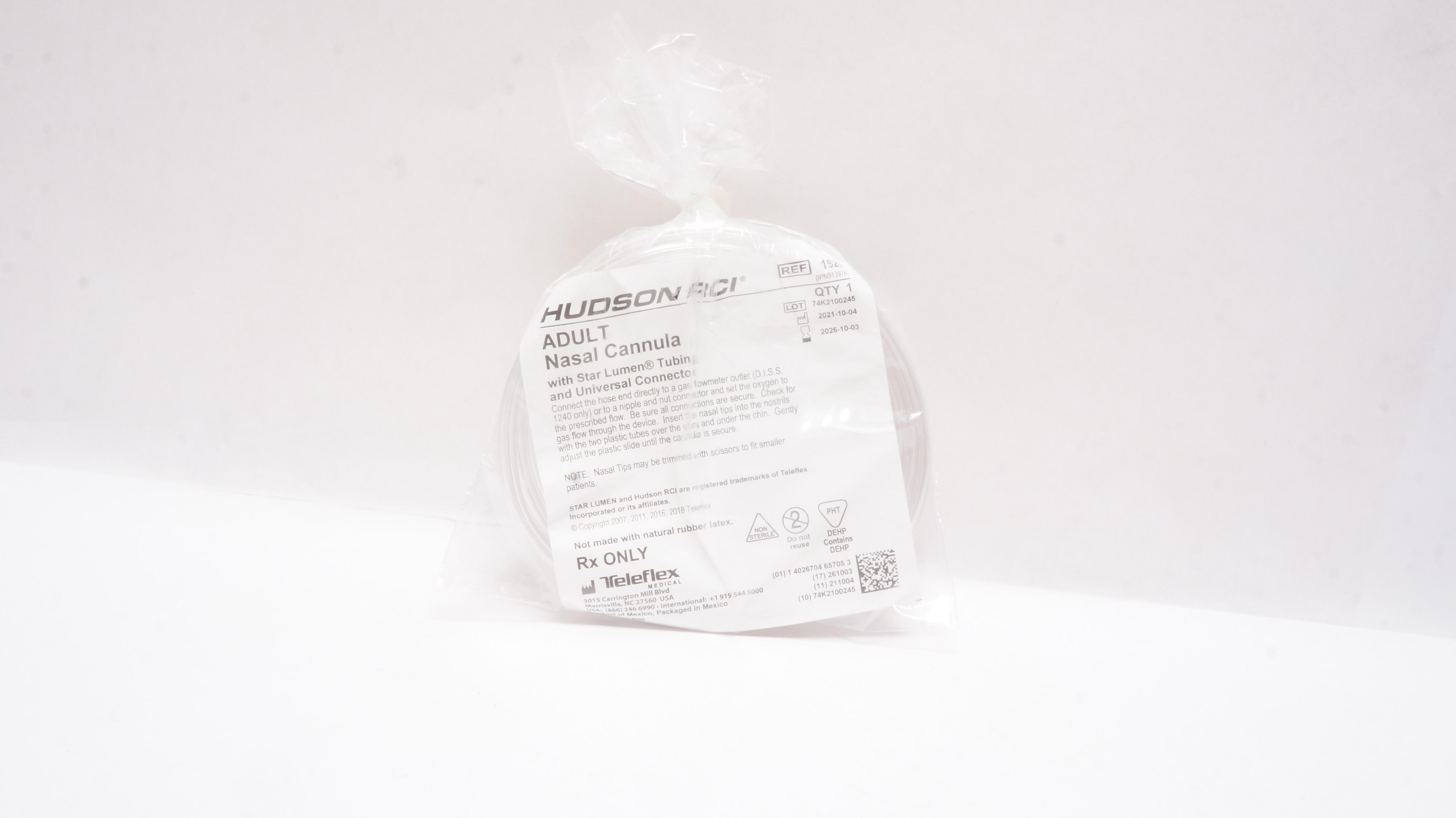 Teleflex 1920 Hudson RCI Adult Nasal Cannula