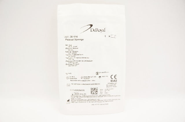 DeRoyal 30-116 Peanut Sponge with Lip 3/8inch (x)