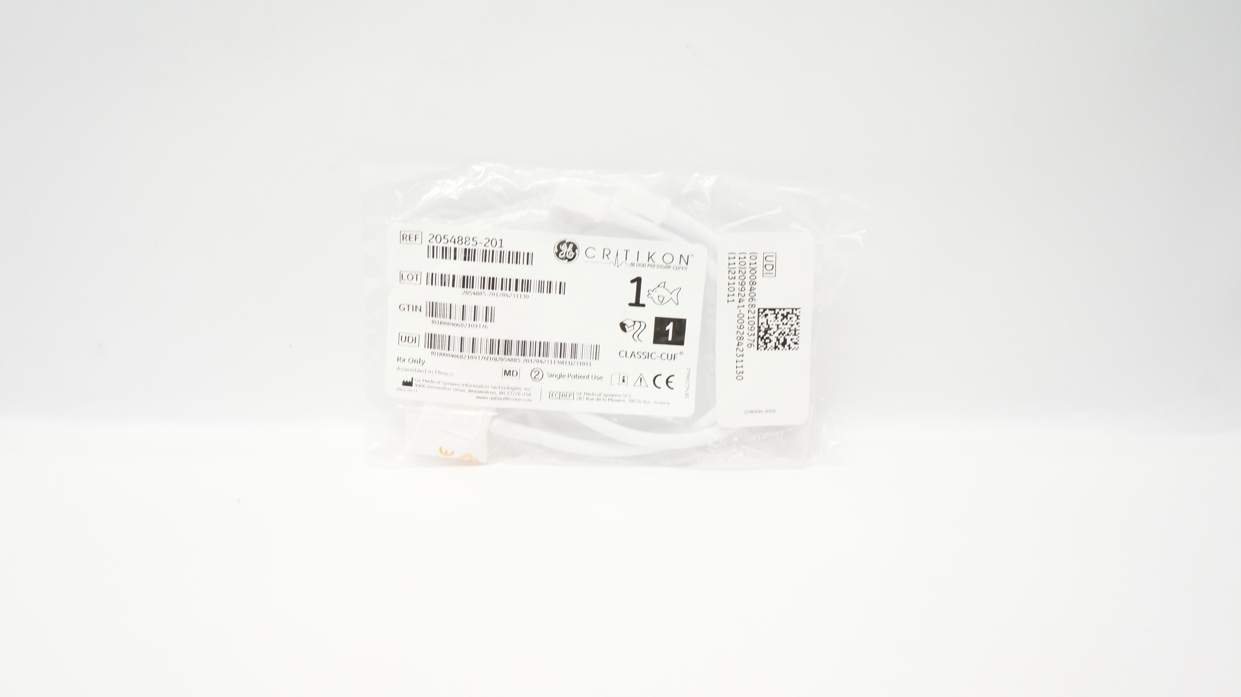 Ge Medical 2054885-201 Criticon 1 Classic Cuf