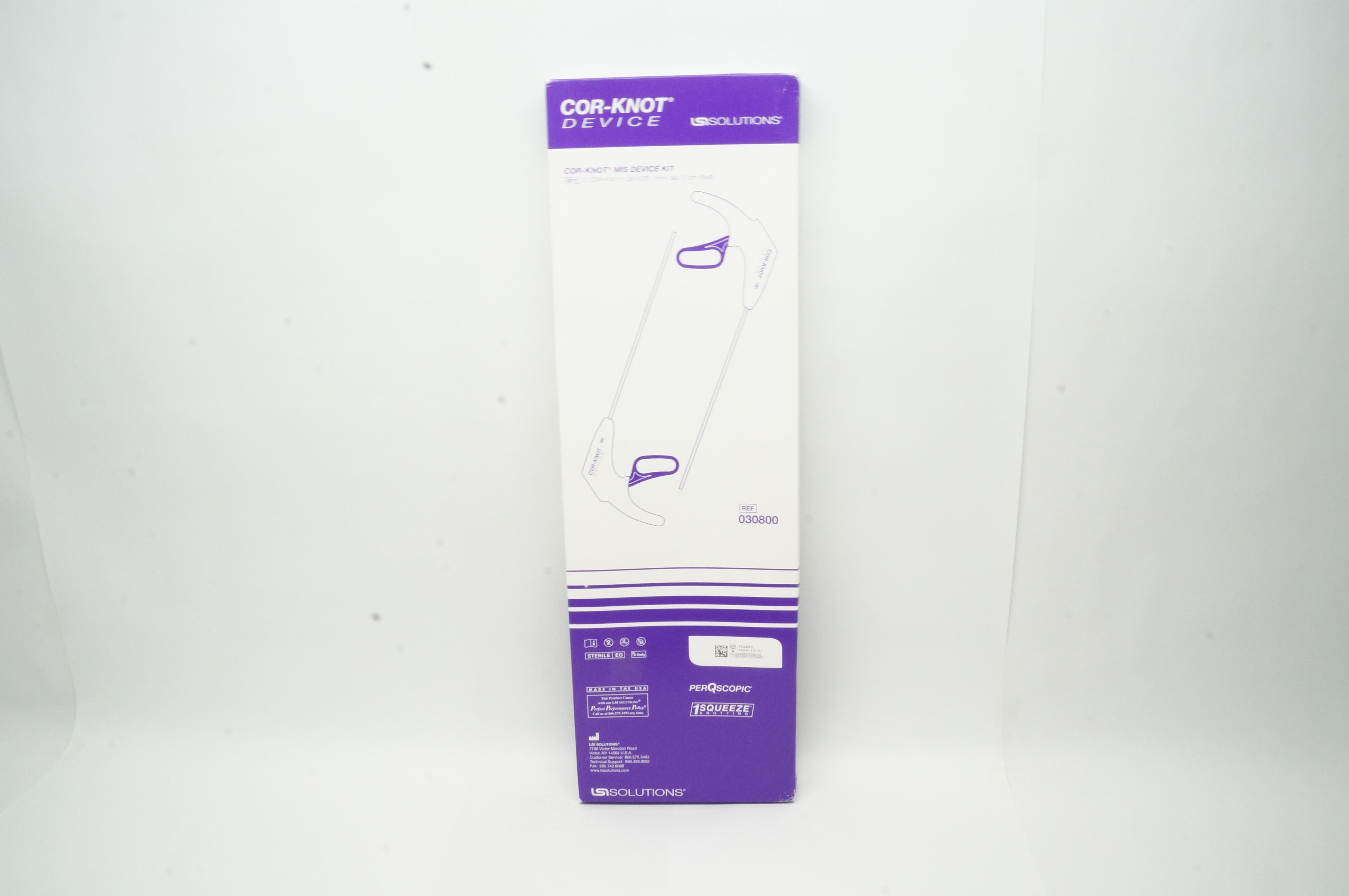 LSI Solutions 030800 Cor-Knot Mis Device Kit 5mm x 31cm (x) - Box of 2
