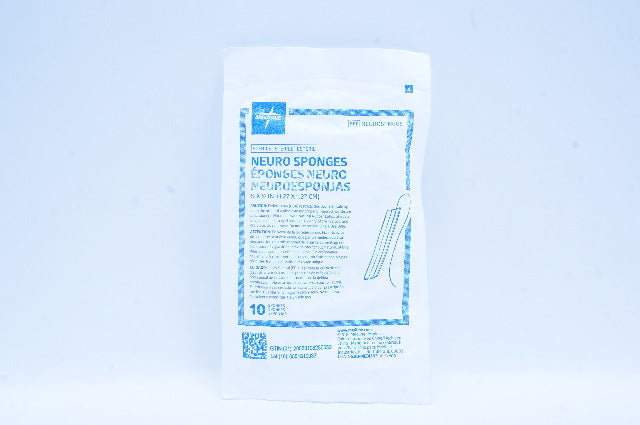 Medline NEUROSPNG05 Neuro Sponges 1/2 inch x 1/2 inch - Pack of 10