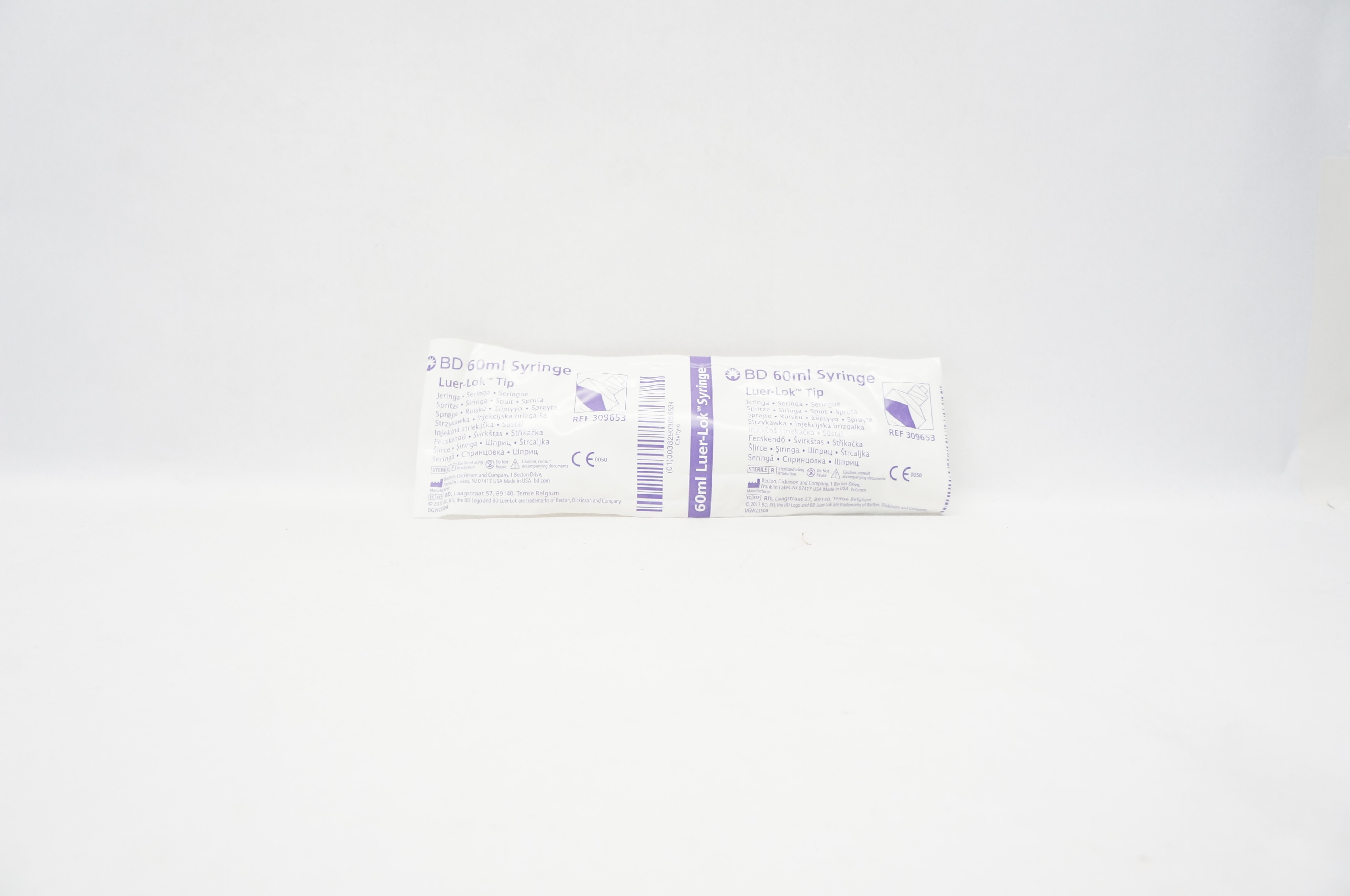 BD 309653 60ml Syringe Luer-Lok Tip