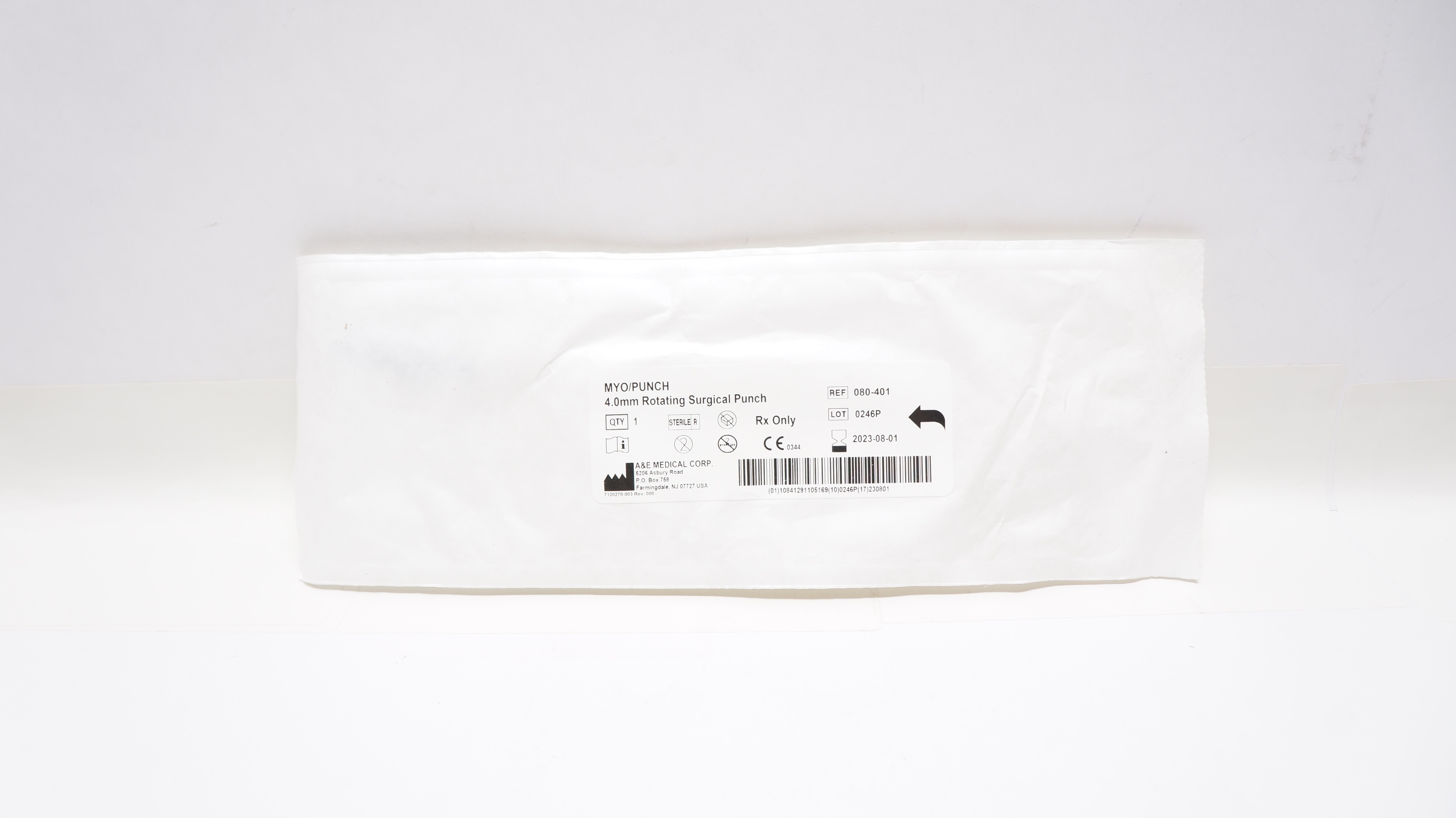 A&E Medical 080-401 MYO / PUNCH Rotating Surgical Punch (x)