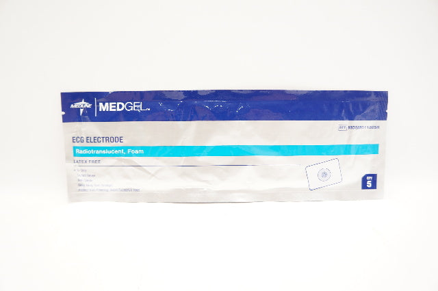 Medline MDSM611805R MedGel ECG Electrode Radiotranslucent, Foam - Pack of 5