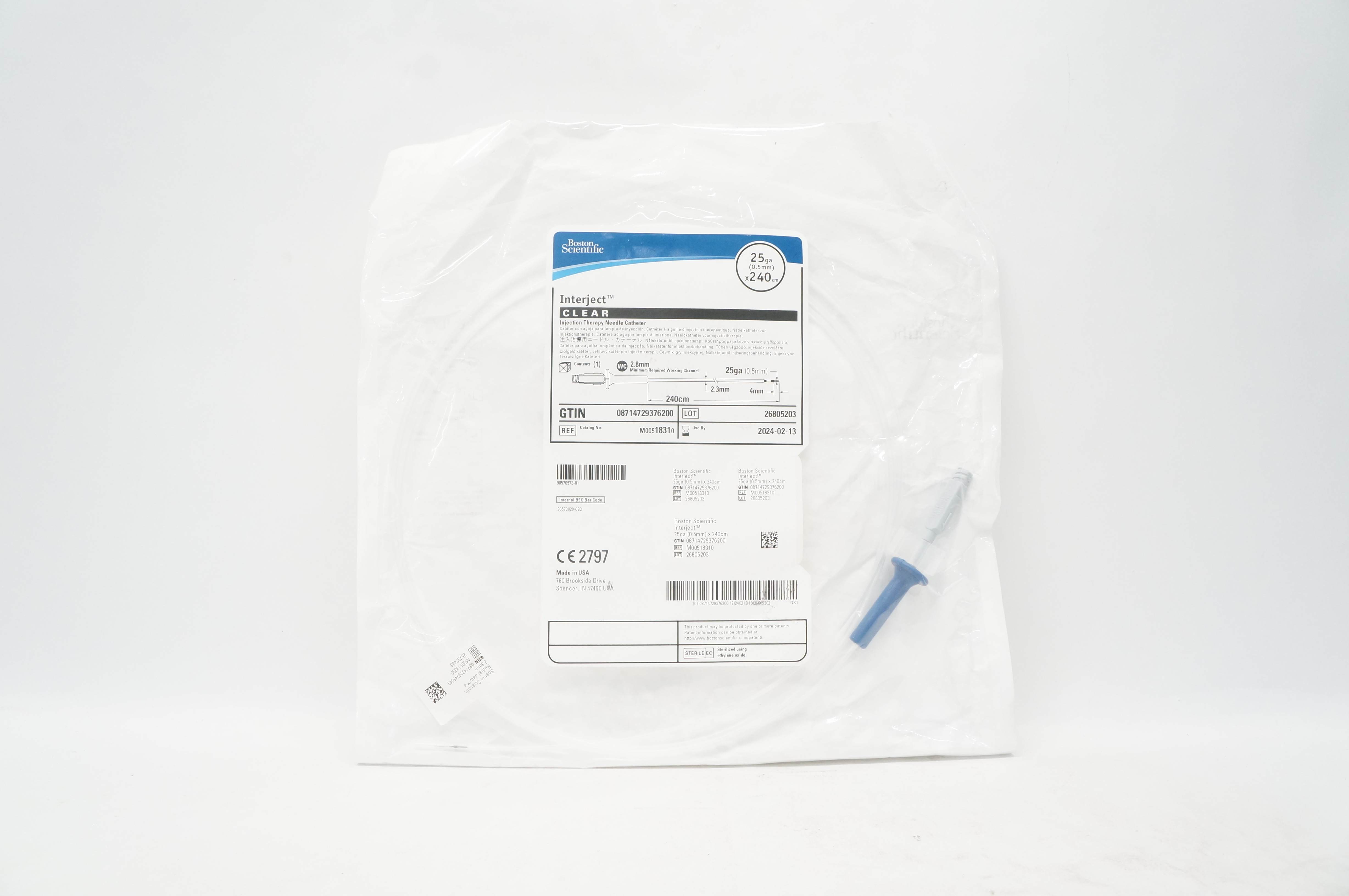 Boston Scientific 2123 Resolution 360 Clip 235 cm x 2.8 mm