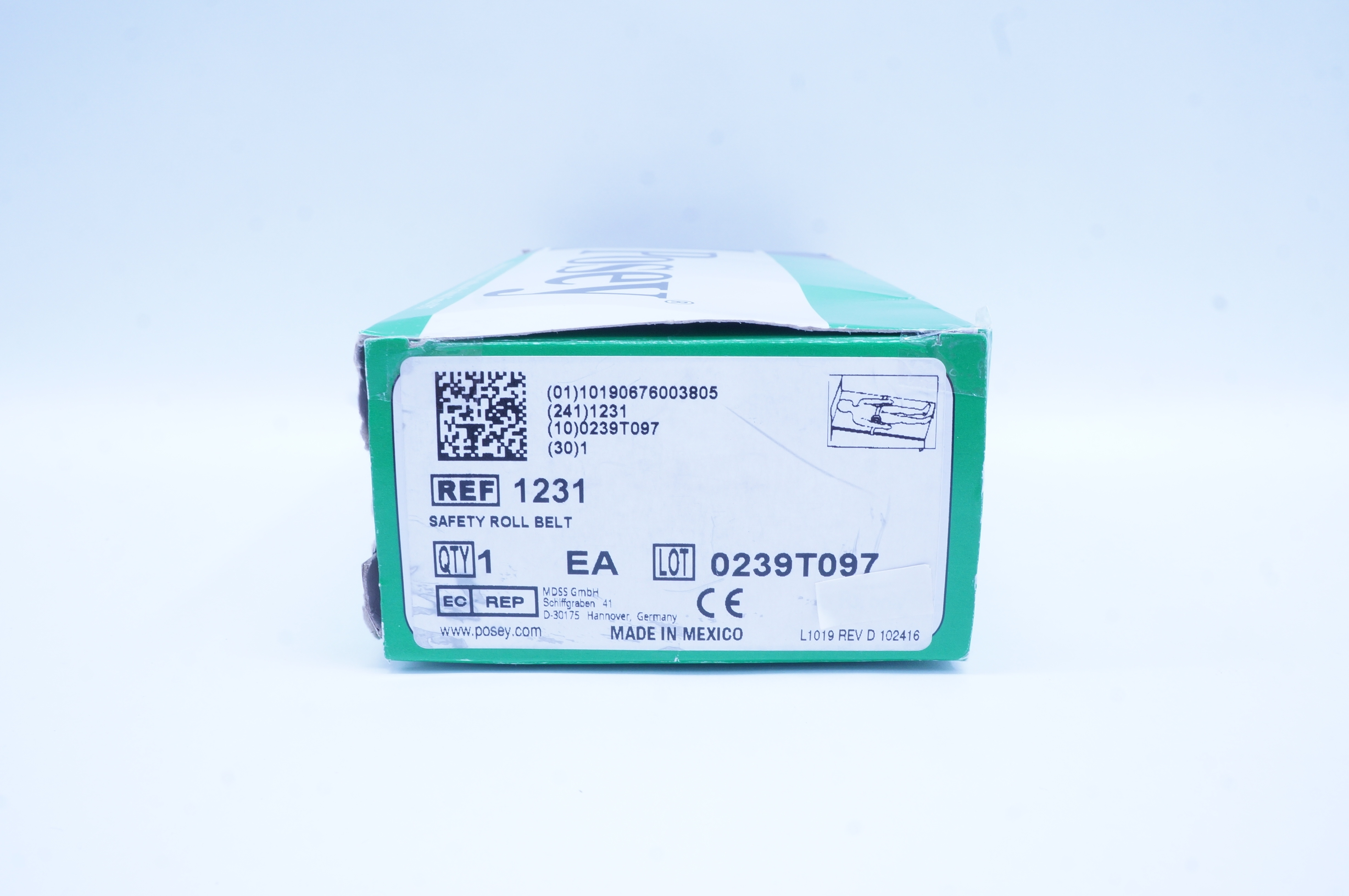 Posey 1231 Safety Roll Belt