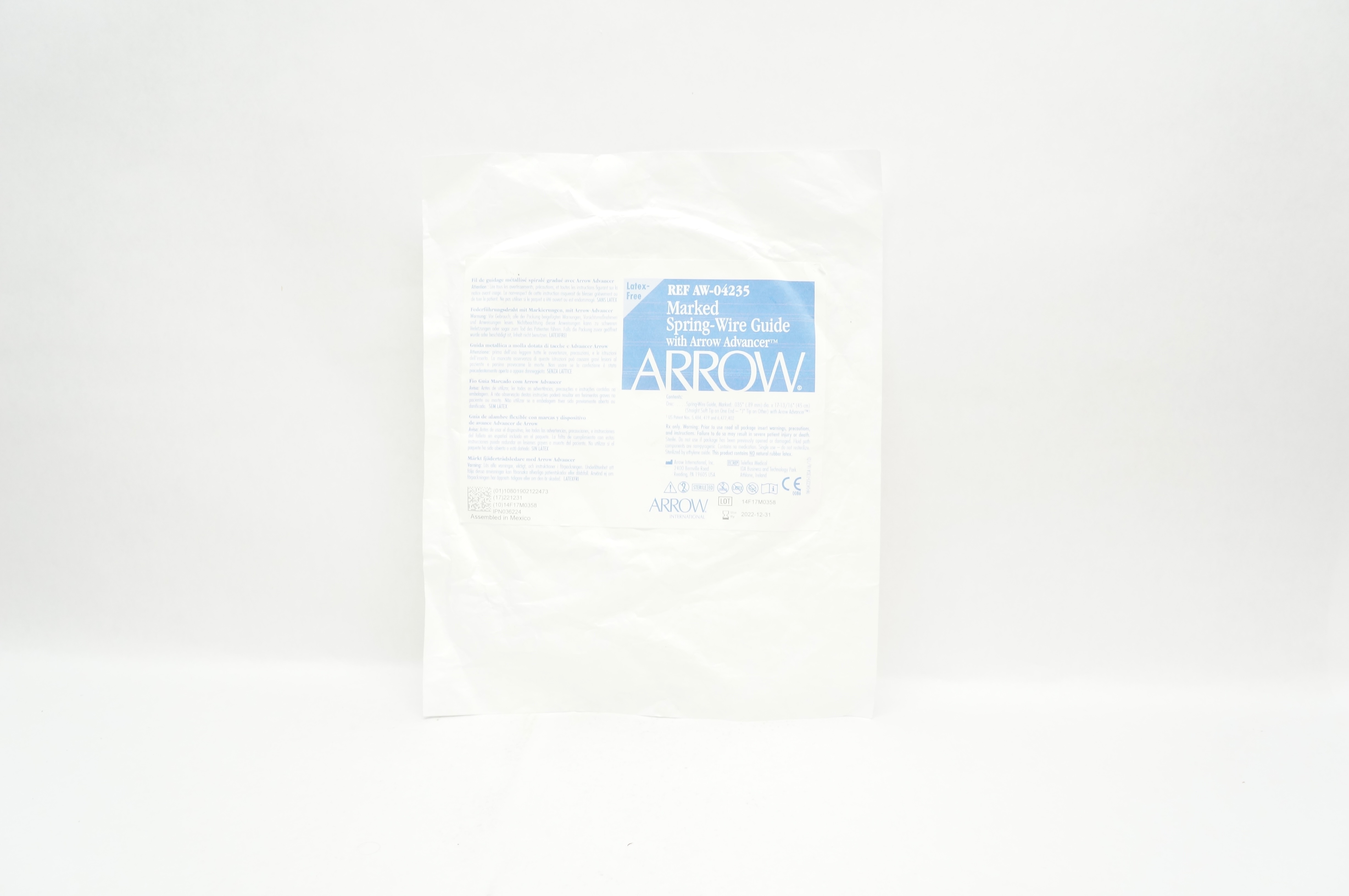 Arrow AW-04235 Marked Spring-Wire Guide with Arrow Advancer (X)