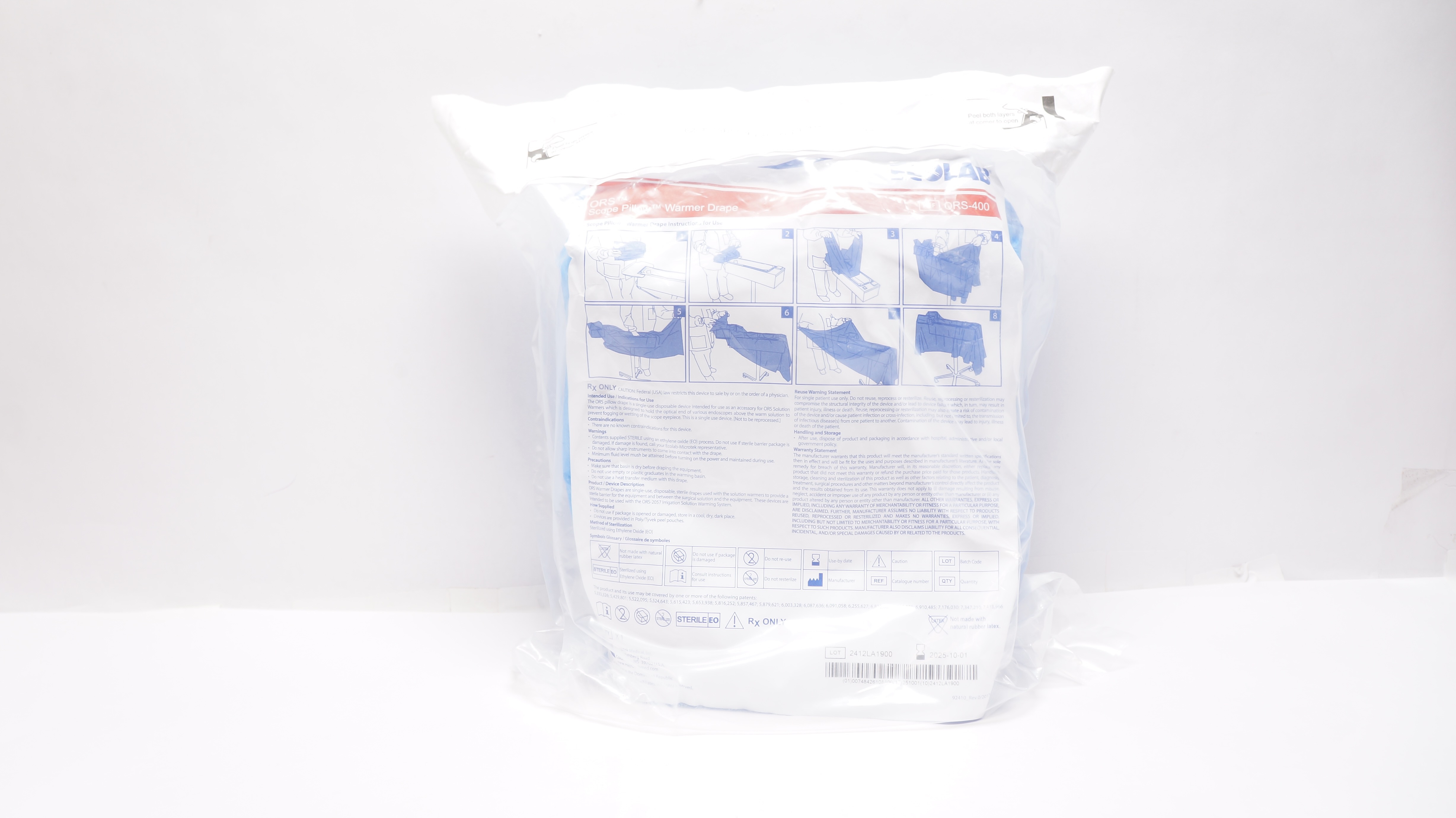 Microtek ORS-400 Ecolab ORS Scope Pillow Warmer Drape