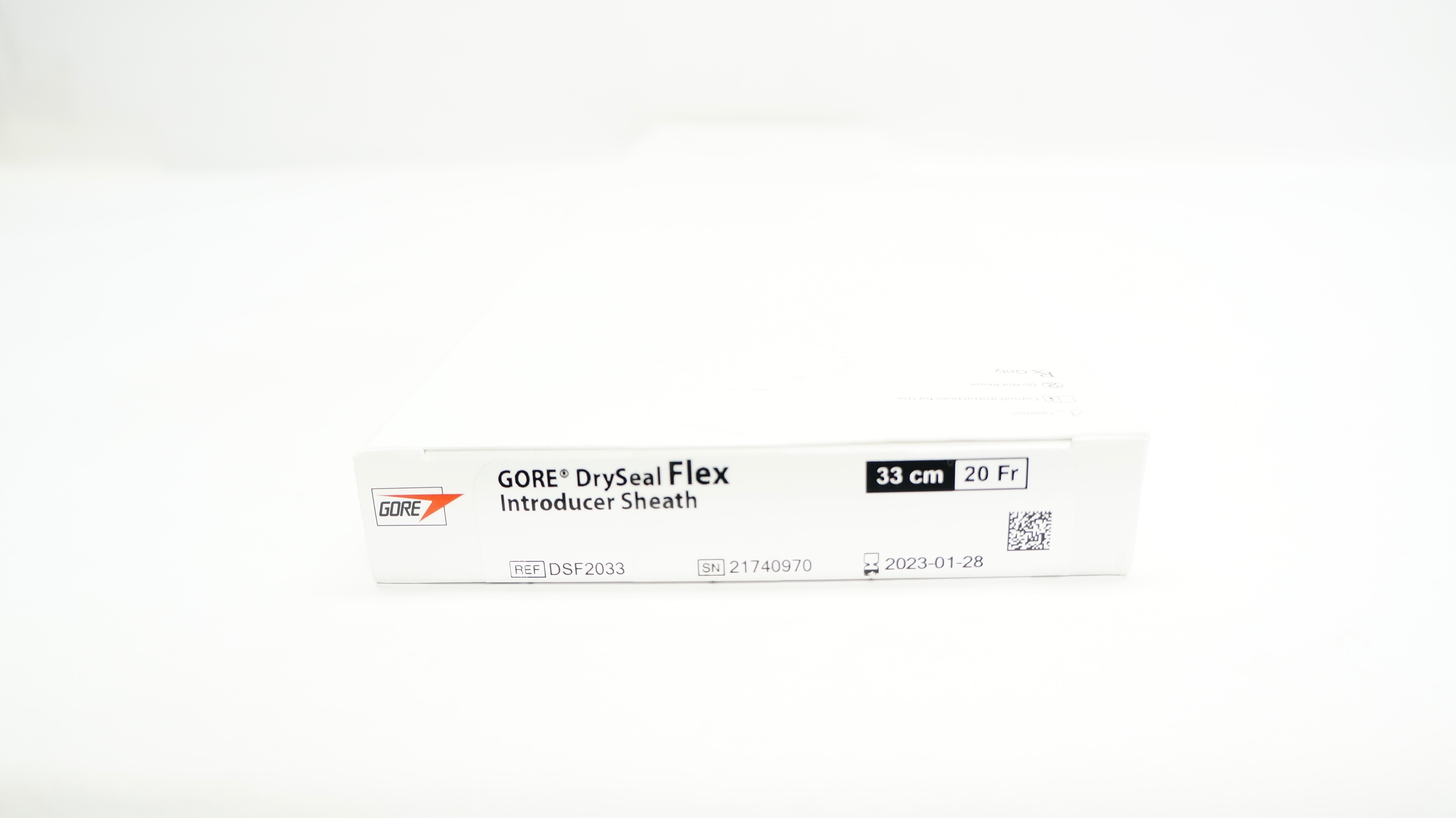 Gore DSF2033 DrySeal Flex Introducer Sheath, 20 Fr x 33 cm (x)