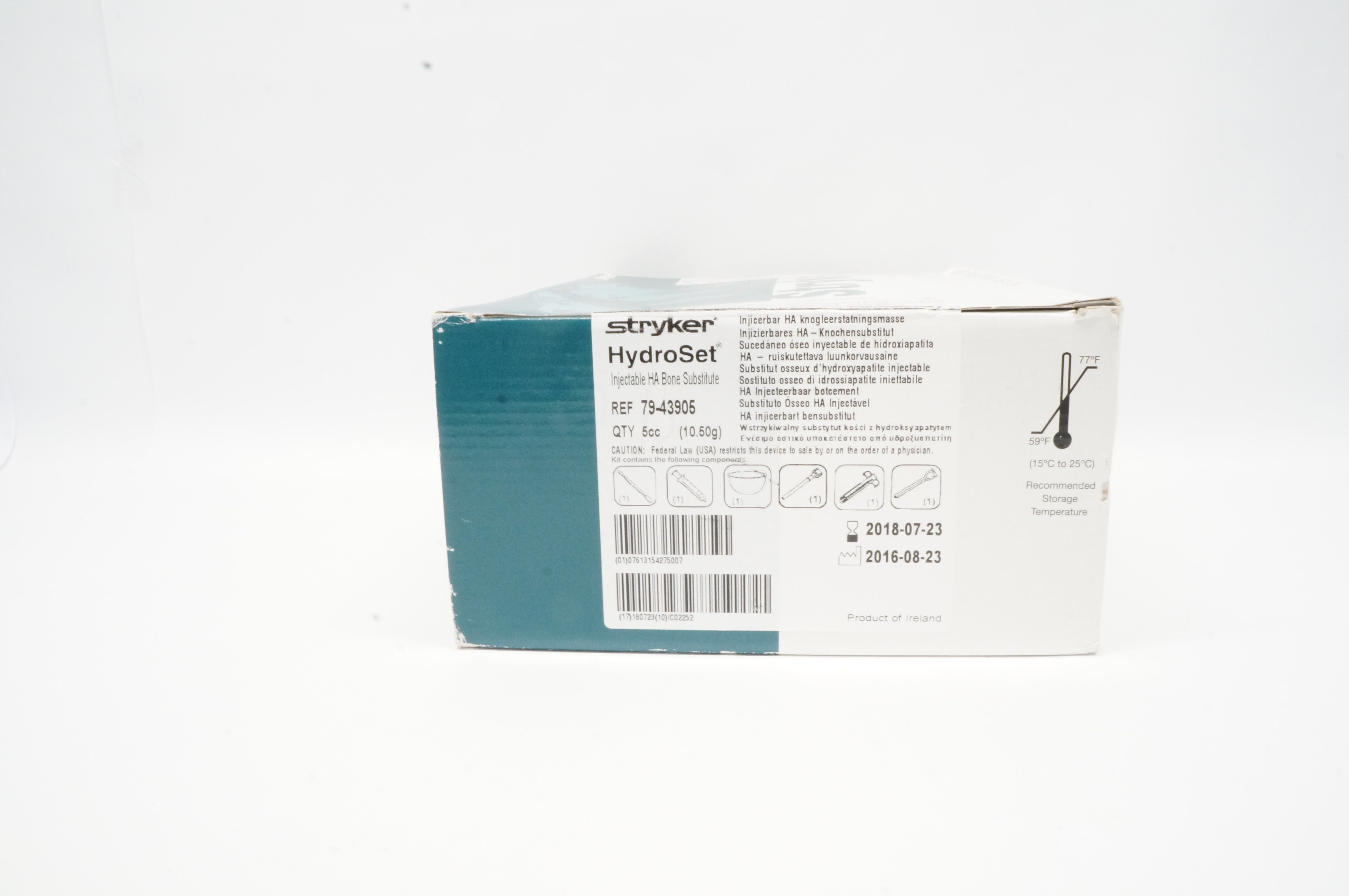 Stryker 79-43905 HydroSet Injectable HA Bone Substitute 5cc (x)