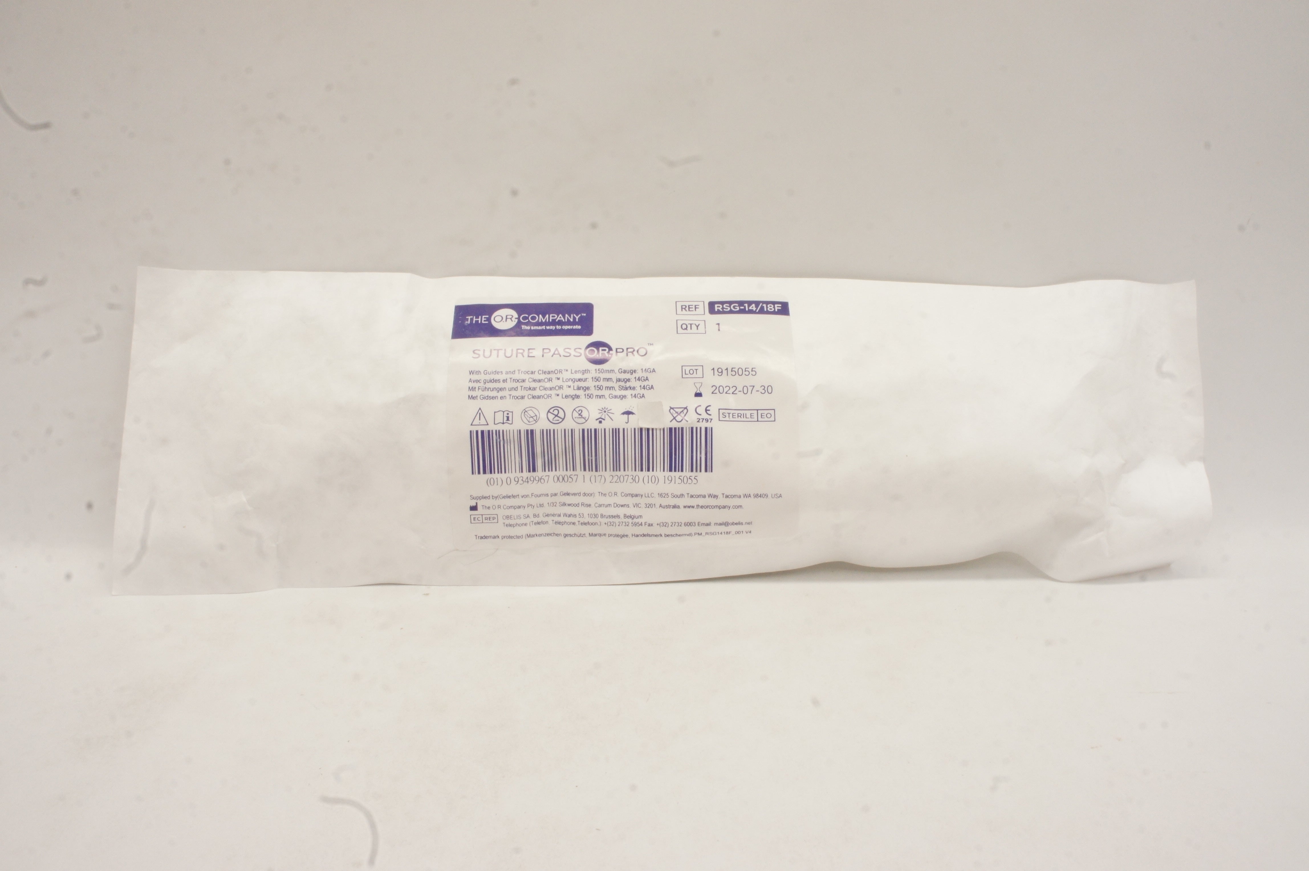The O.R.-Company RSG-14/18F Suture Pass O.R.-Pro