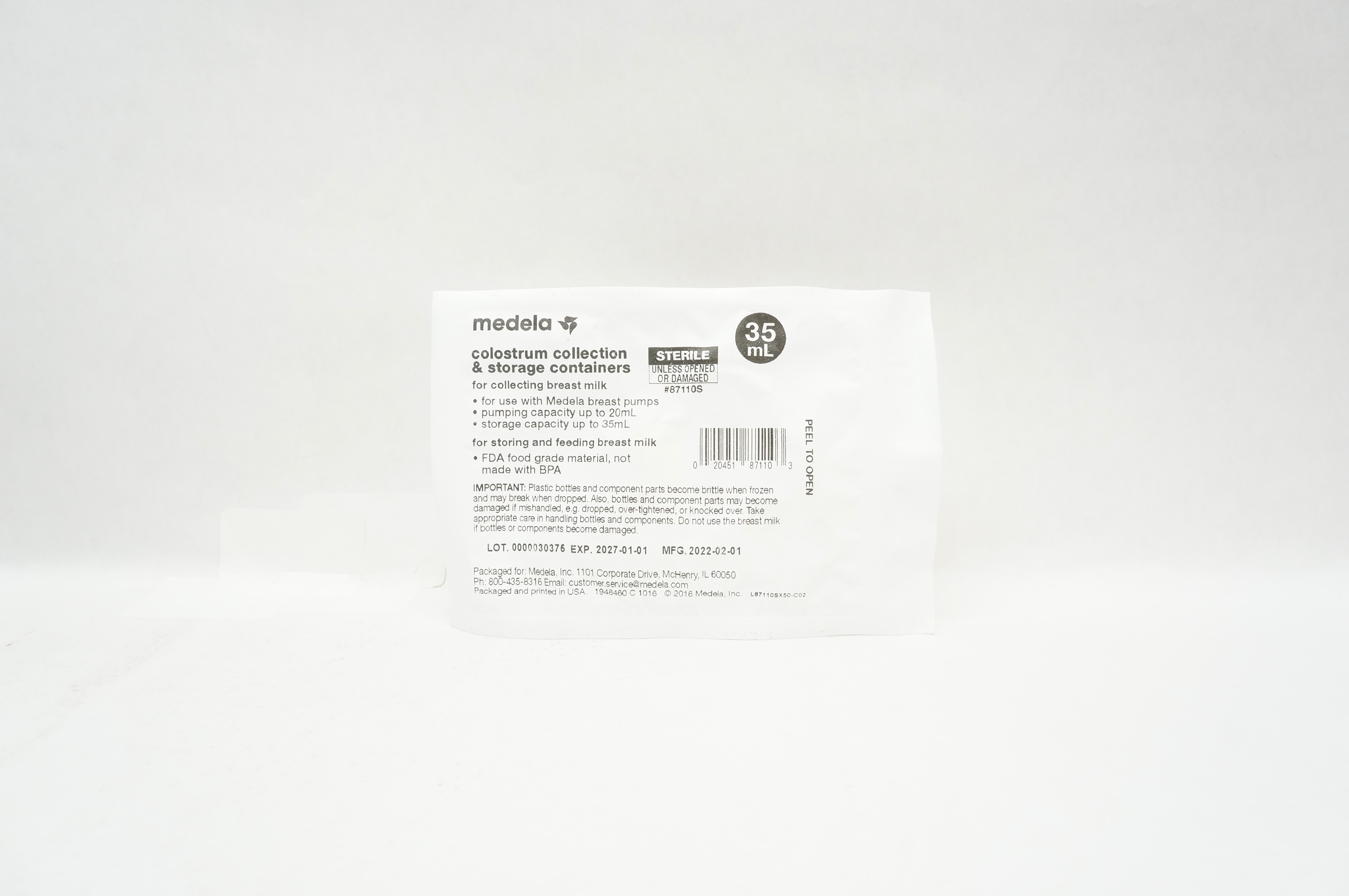 Medela 87110S Colostrum Collection and Storage Containers 35mL
