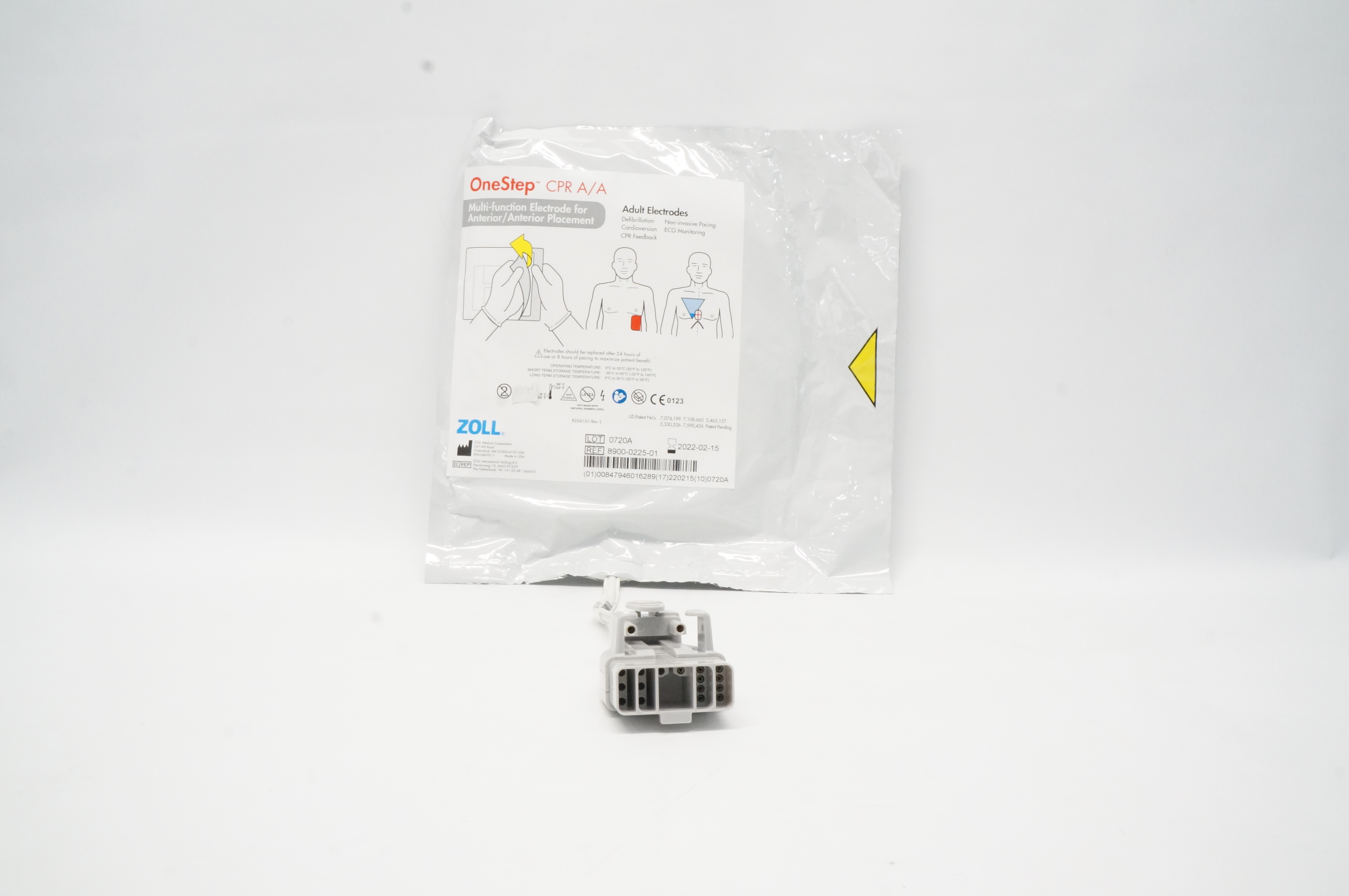 Zoll 8900-0225-01 OneStep CPR A/A Adult Electrodes (x)