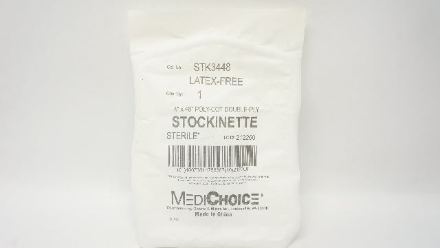 MediChoice STK3448 Poly-Cot Double-Ply Stockinette 4 inch x 48 inch
