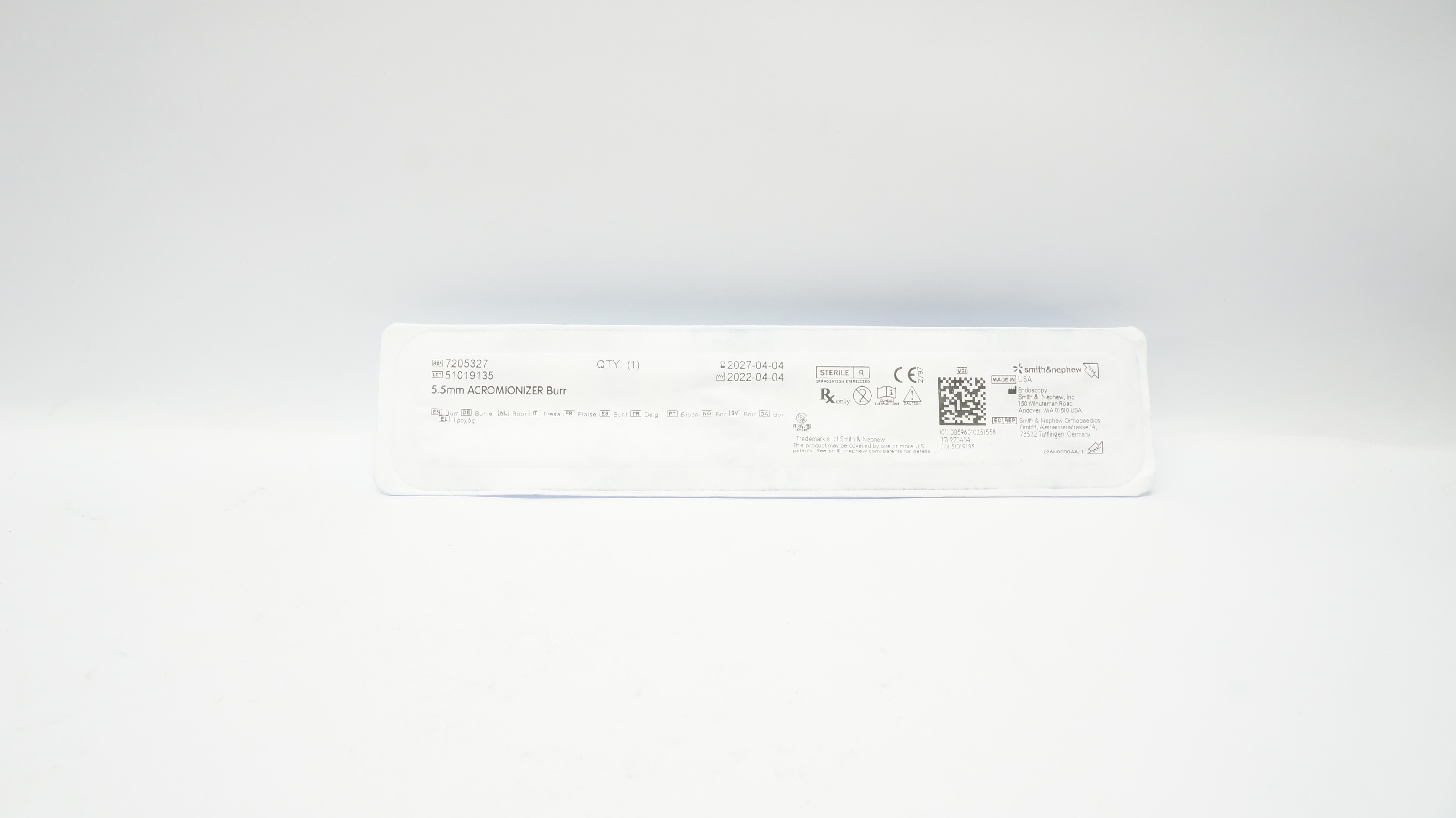 Smith&Nephew 7205327 Arthroscopic Surgery Blade 5.5mm Acromionizer