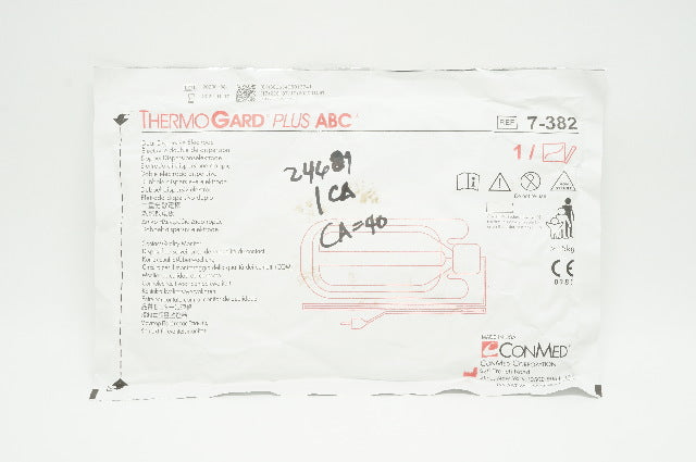 ConMed 7-382 Thermo Gard Plus ABC Dual Dispersive Electrode >15kg (x)