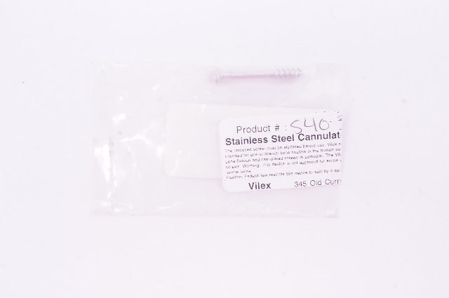 Vilex 540305-14 Stainless Steel Cannulated Bone Screw