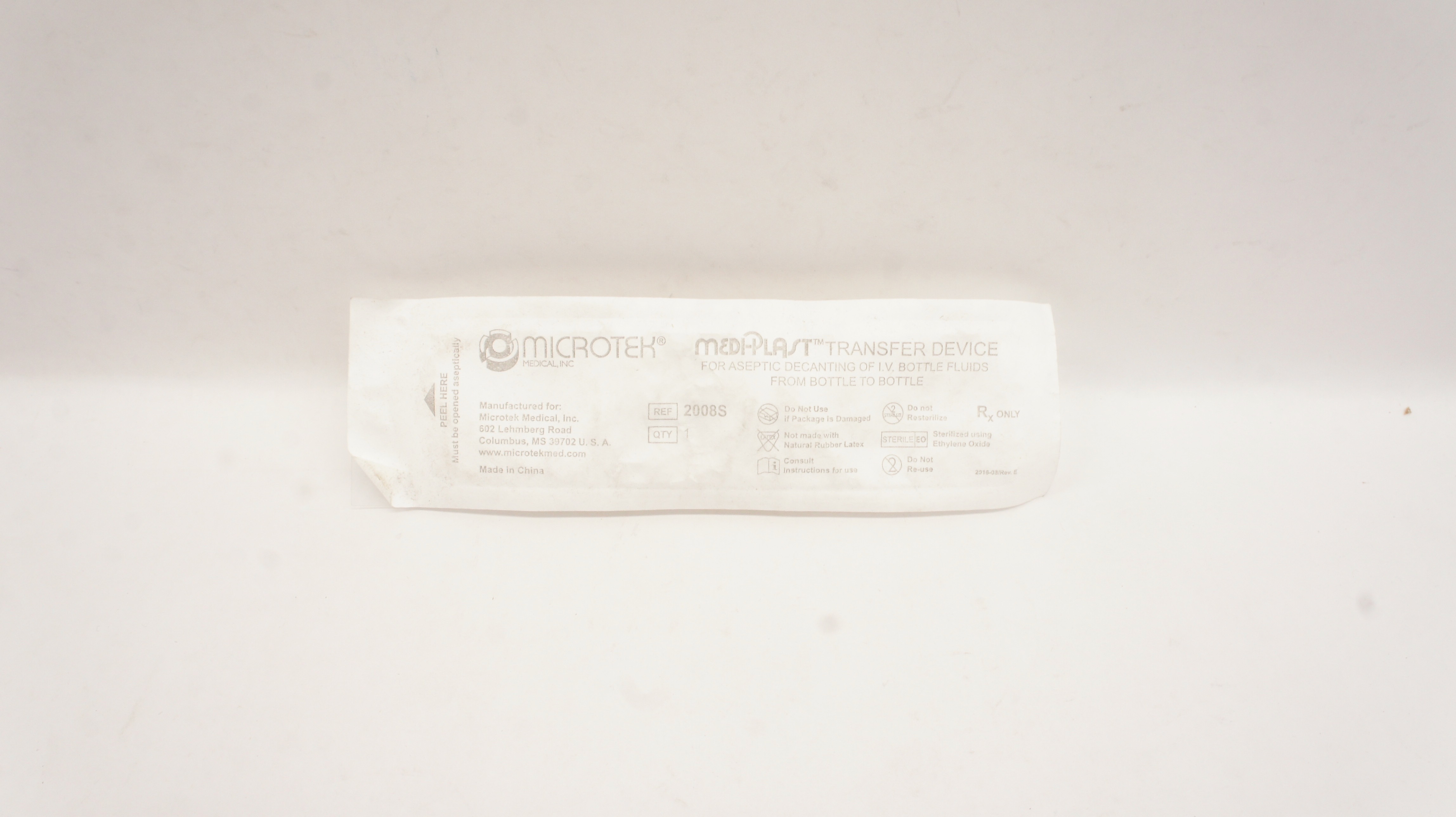 Microtek 2008S Medi-Plast Transfer Device