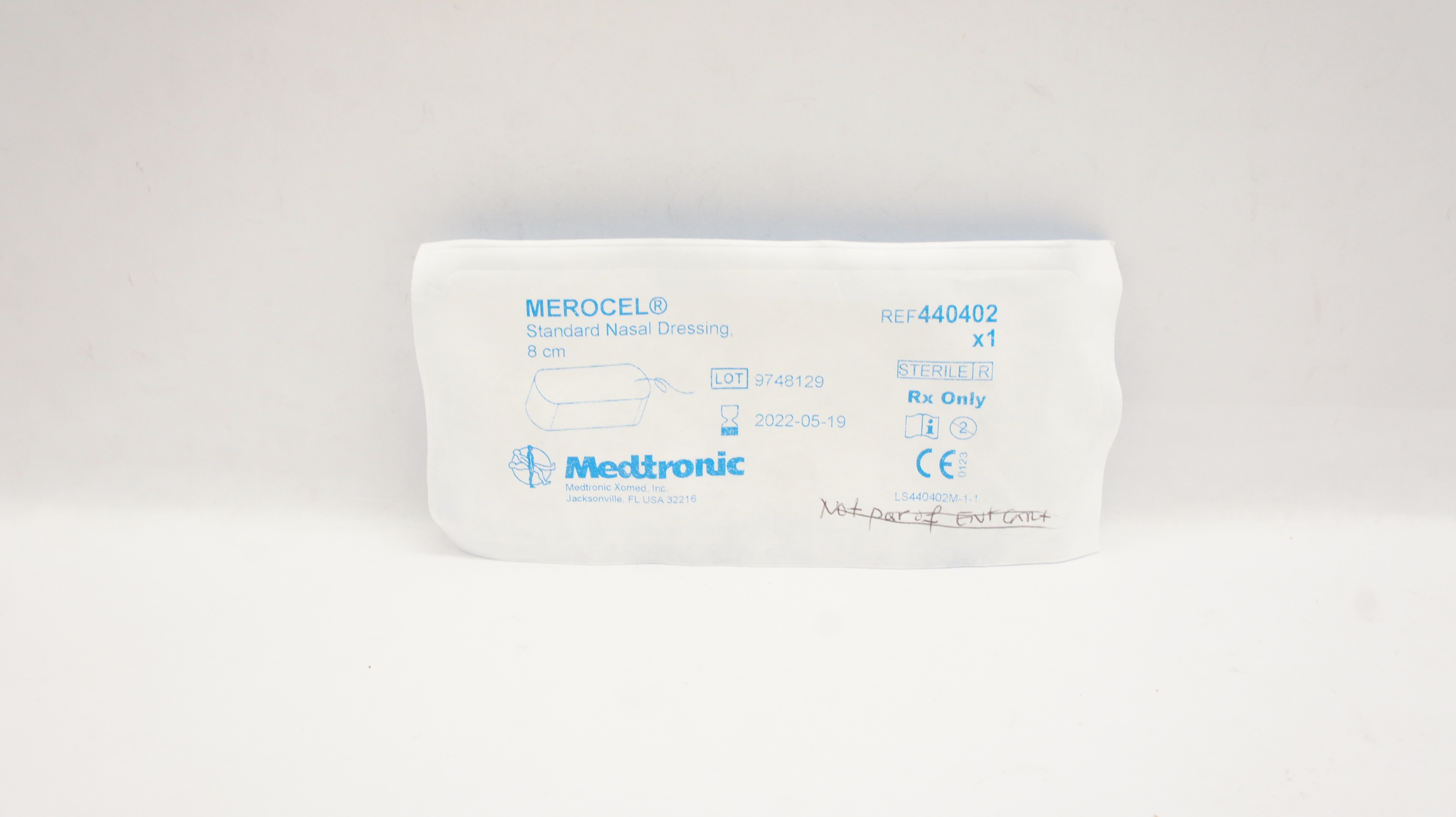Medtronic 440402 MEROCEL Standard Nasal Dressing 8cm (x)