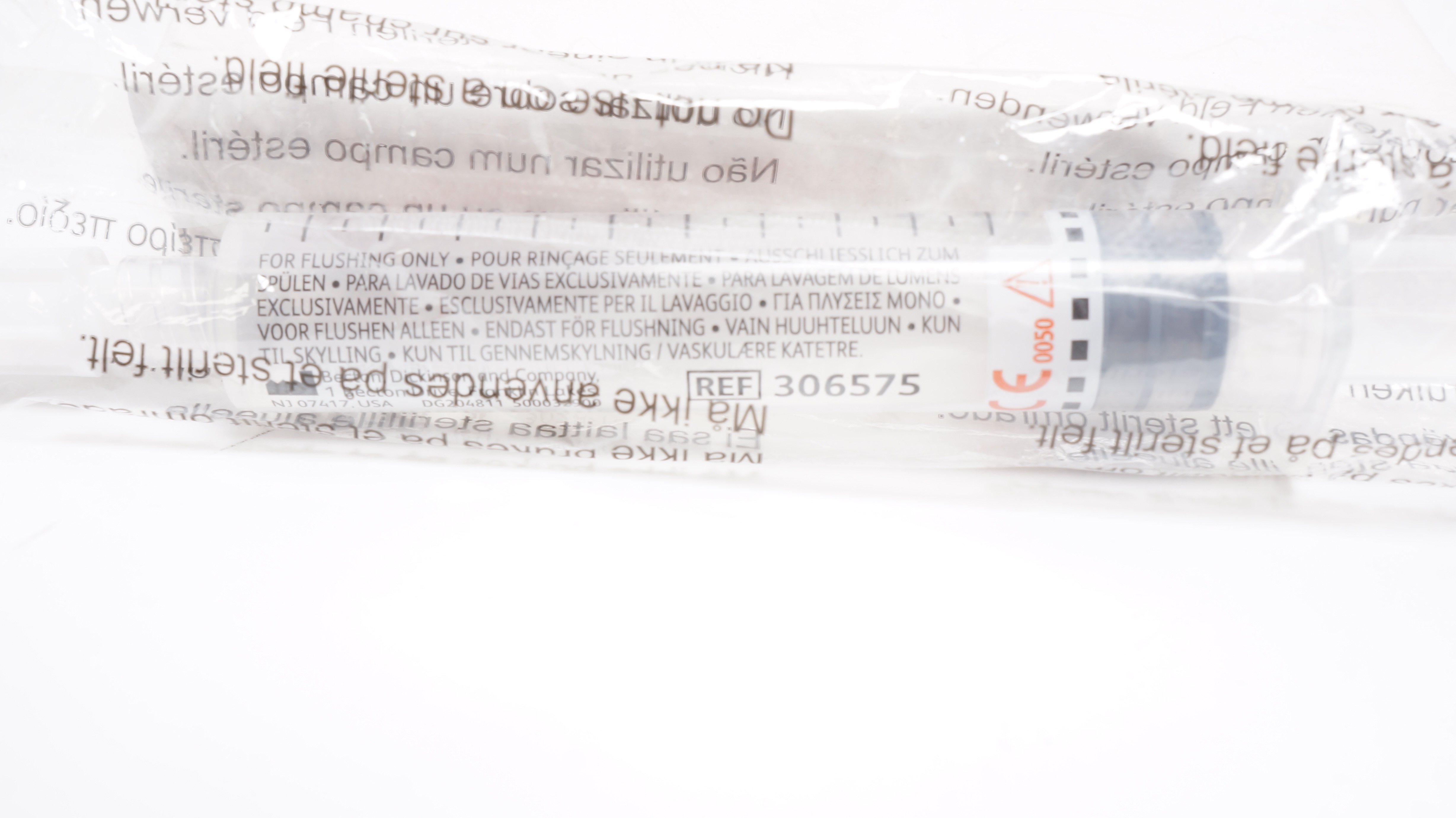 BD 306575 Posiflush Prefilled Saline Syringe