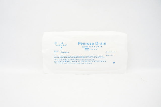 Medline DYND50421 Latex Penrose Drain 18inch x 3/8inch