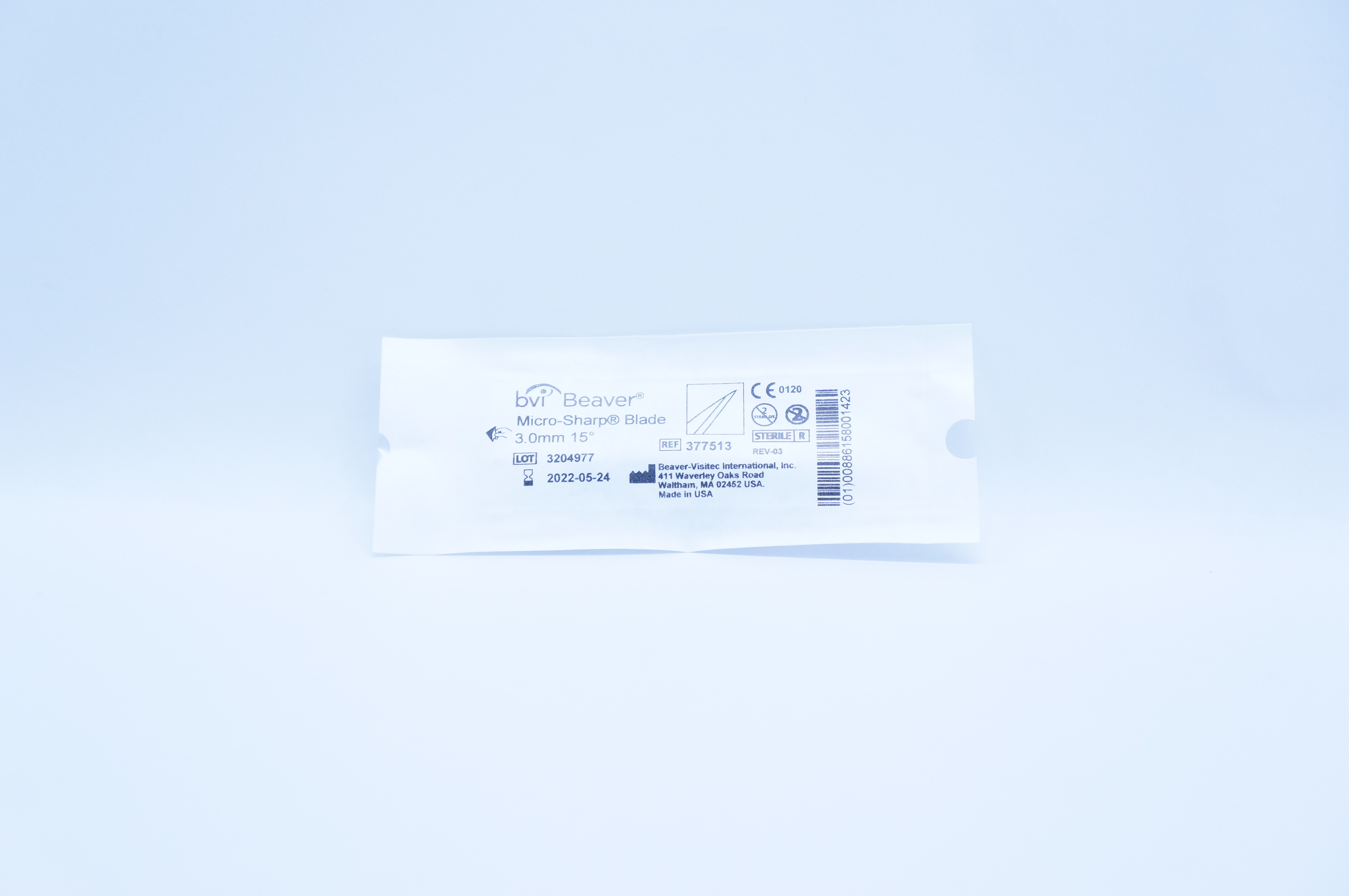 BVI Beaver 377513 Micro-Sharp Blade 3.0mm 15degree