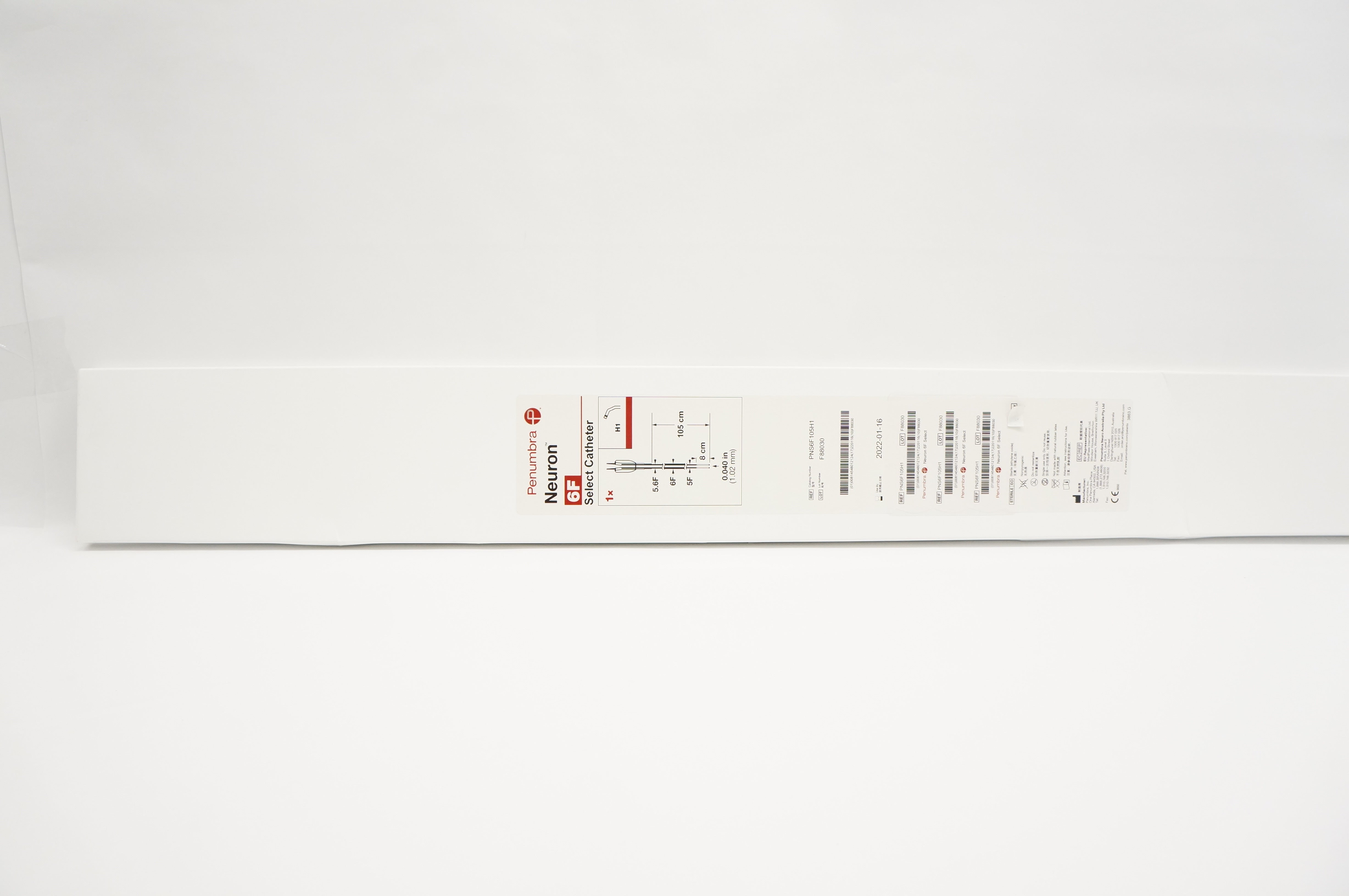 Penumbra PNS6F105H1 Neuron Select Cath. 6F x 0.040inch x 105cm