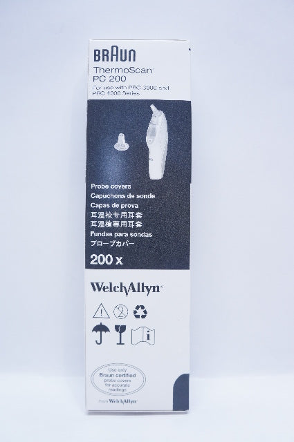 WelchAllyn PC200 Braun ThermoScabn Probe Covers - Box of 200