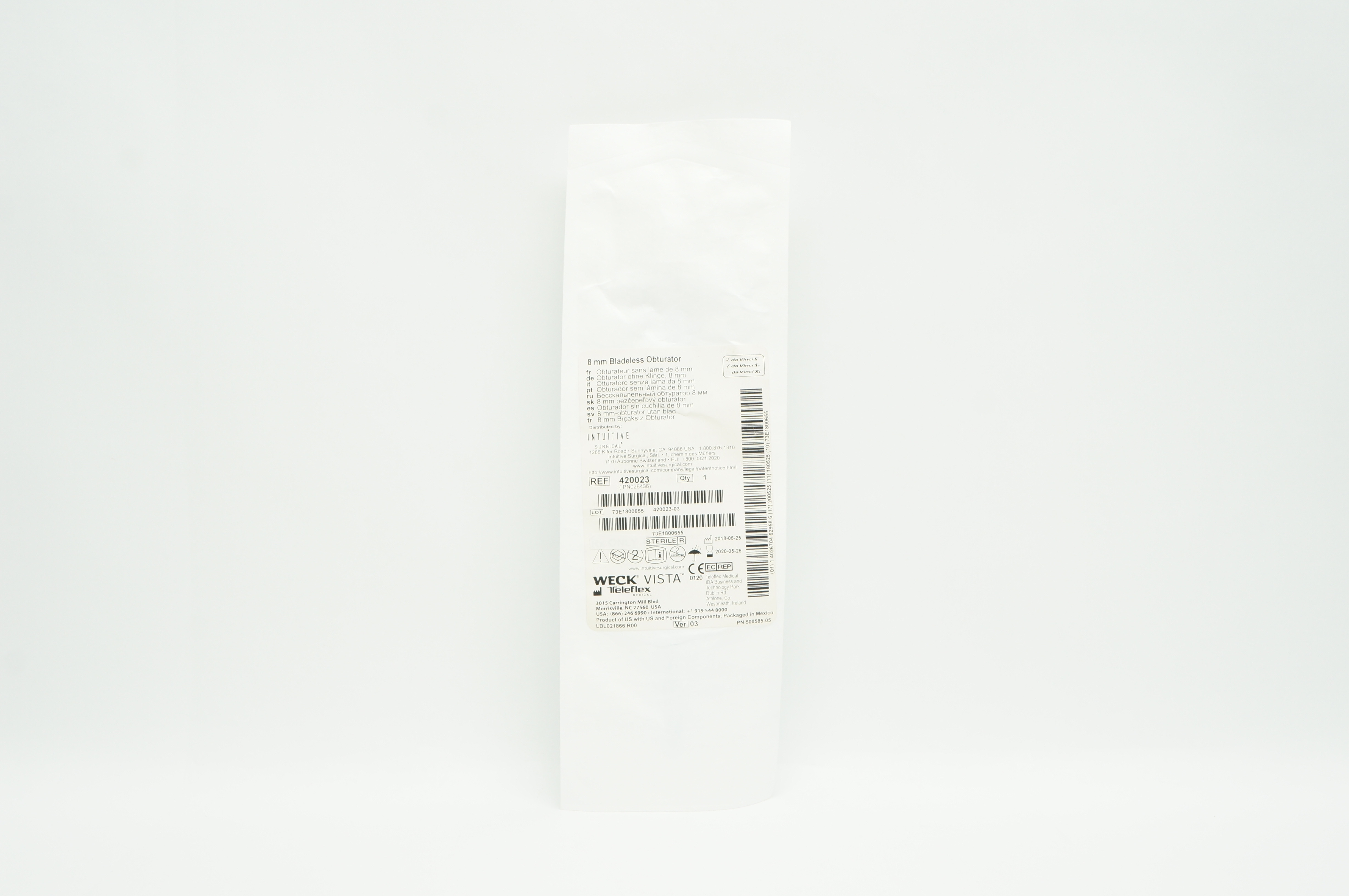 Teleflex 420023 8mm Bladeless Obturator (x)