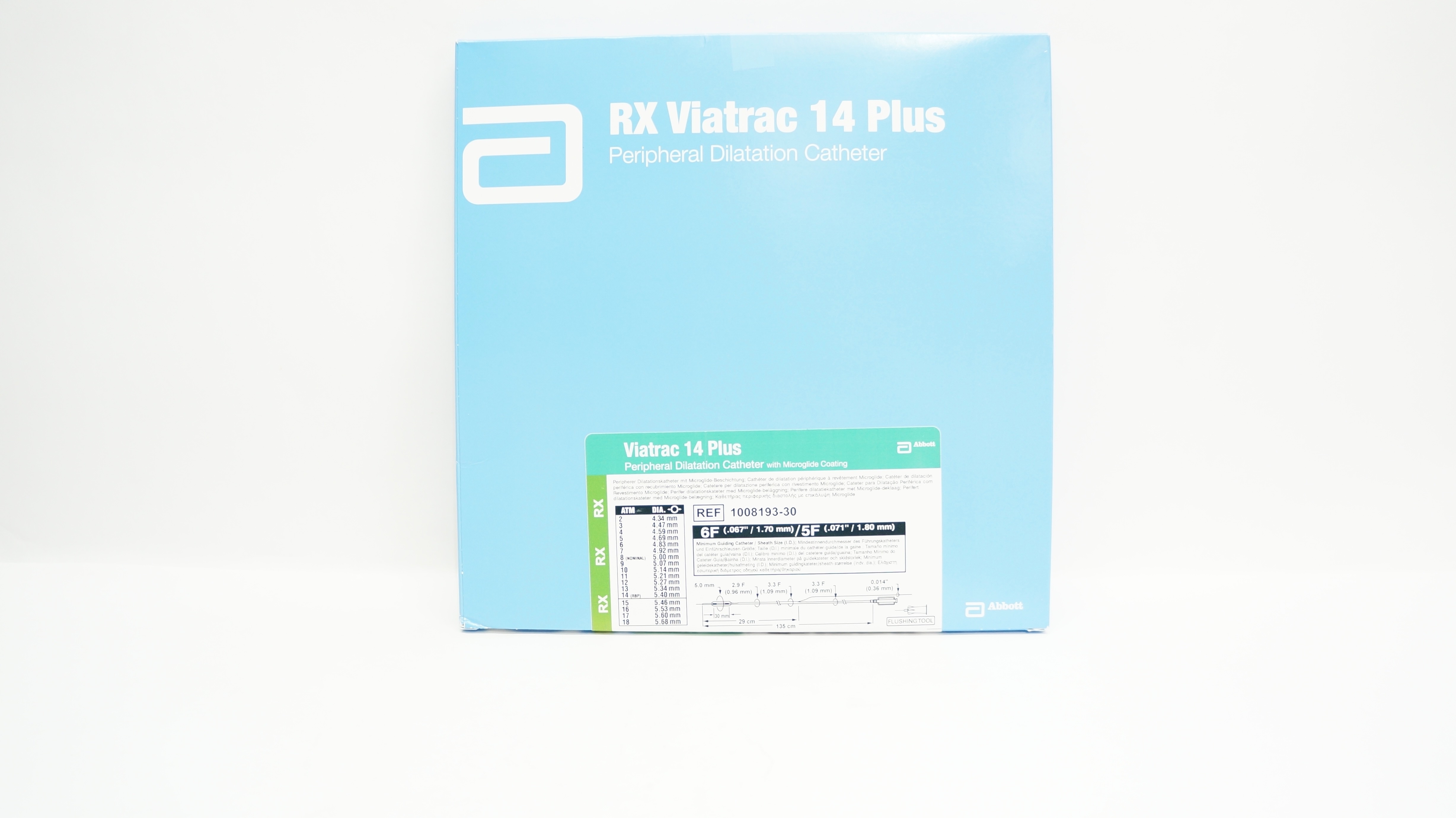 Abbott Vascular 1008193-30 Viatrac 14 Plus 6F x 5F (x)