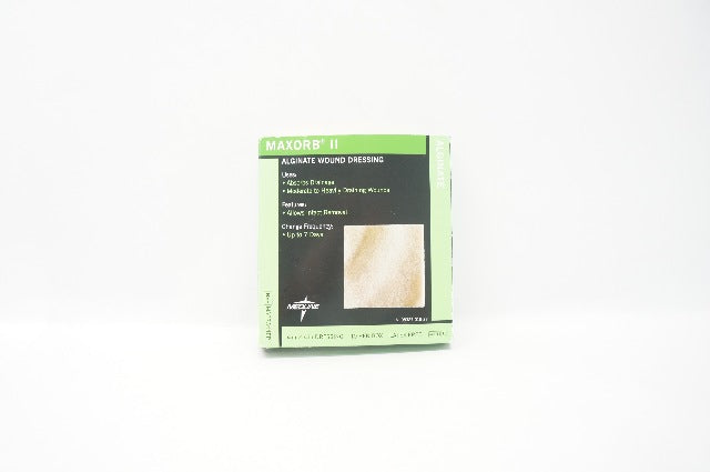Medline MSC7344EP Maxorb II Alginate Wound Dressing 4inch x 4inch - Box of 10(x)
