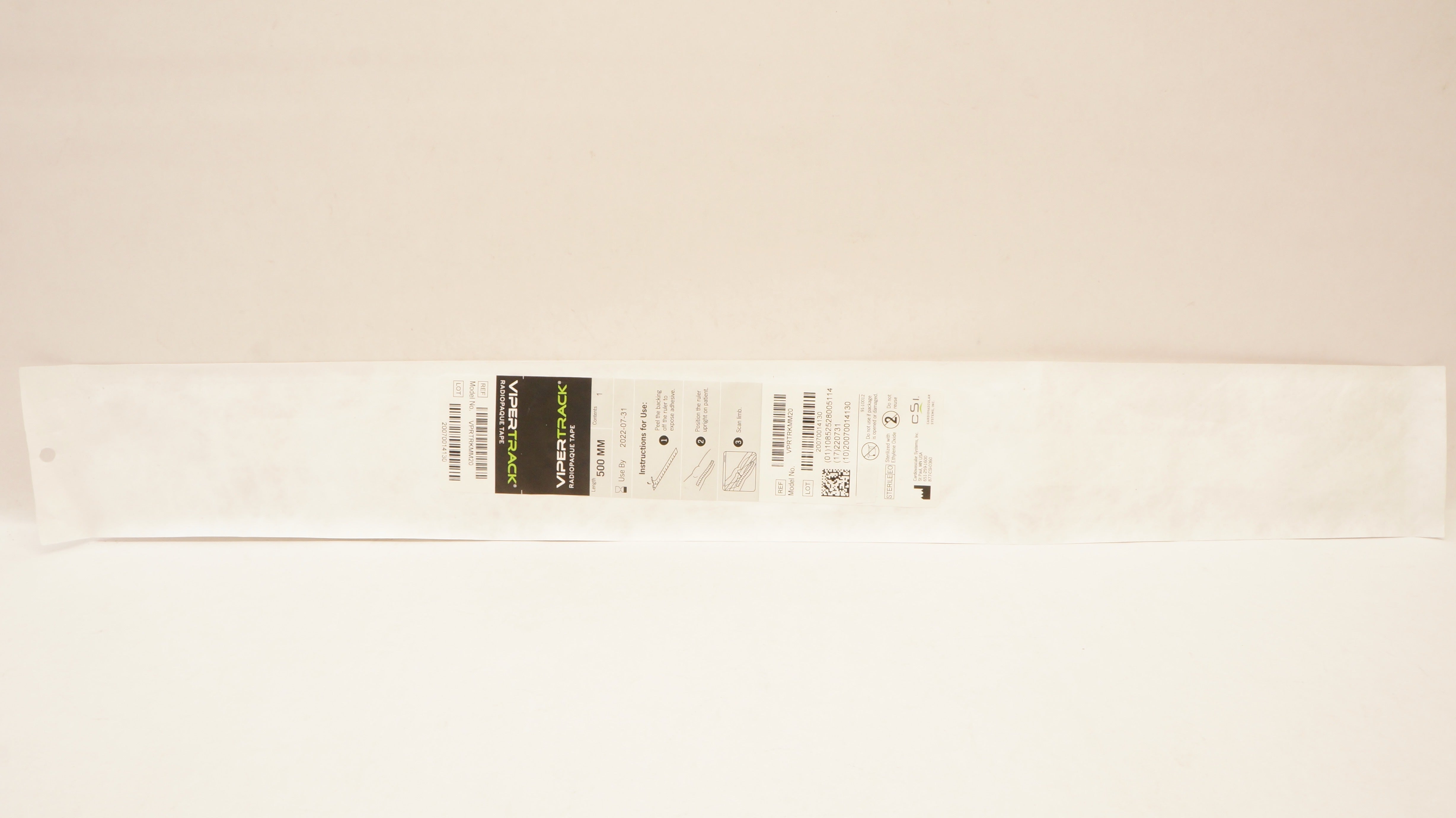 CSI VPRTRKMM20 ViperTrack Radiopaque Tape 500mm (x)