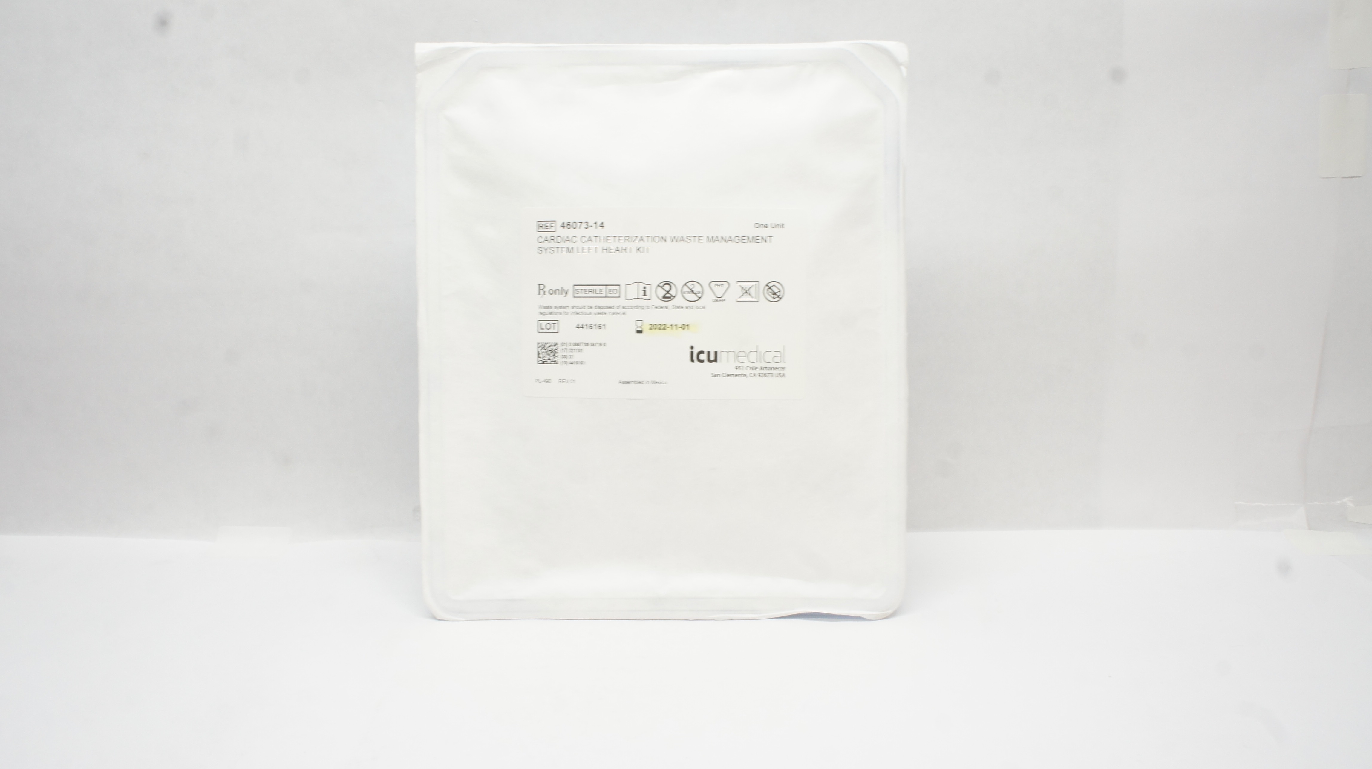 ICU Medical 46073-14 Cardiac Catheterization Waste Management System Kit (x)