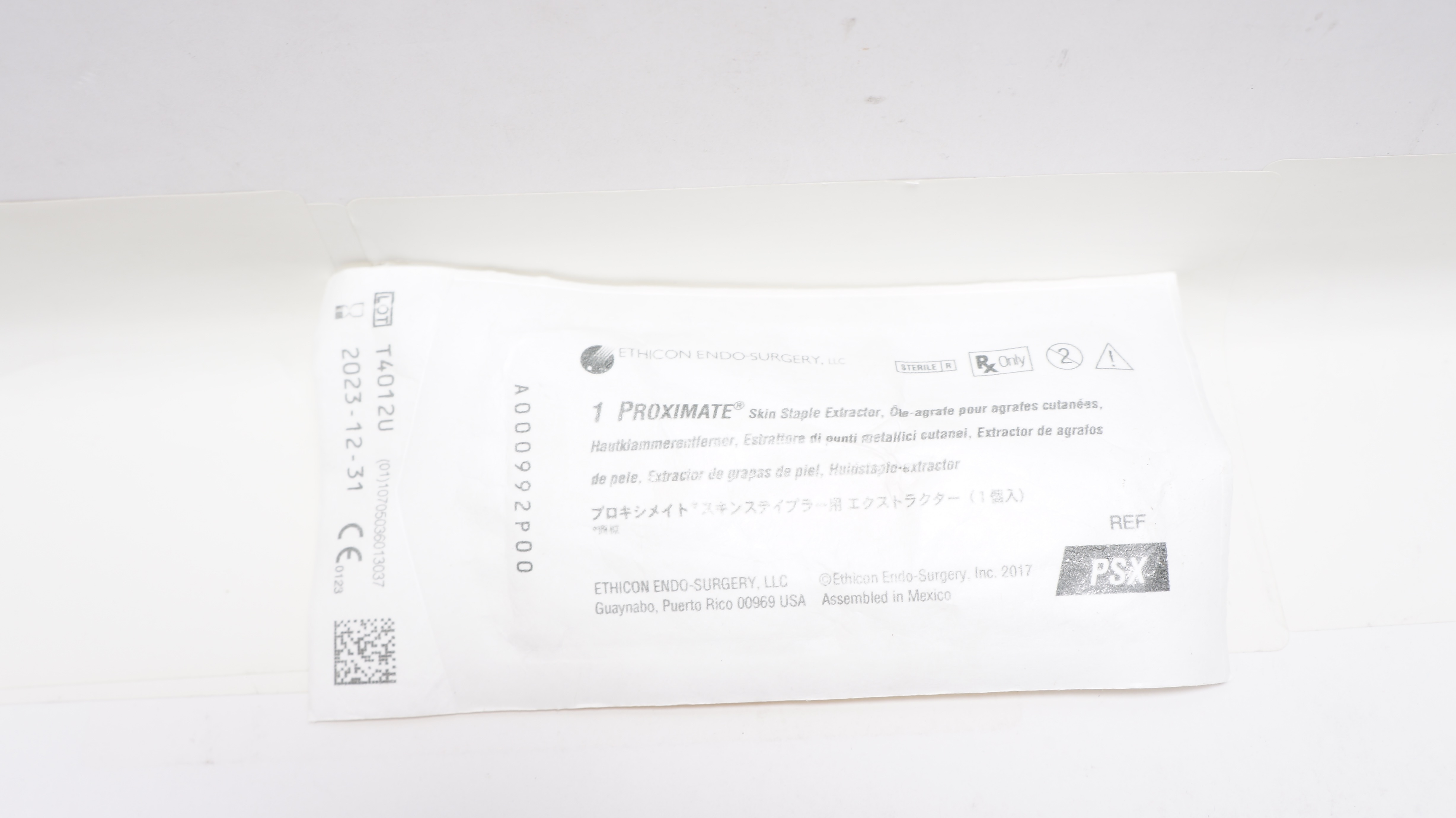 Ethicon PSX 1 Proximate Skin Staple Extractor (x)