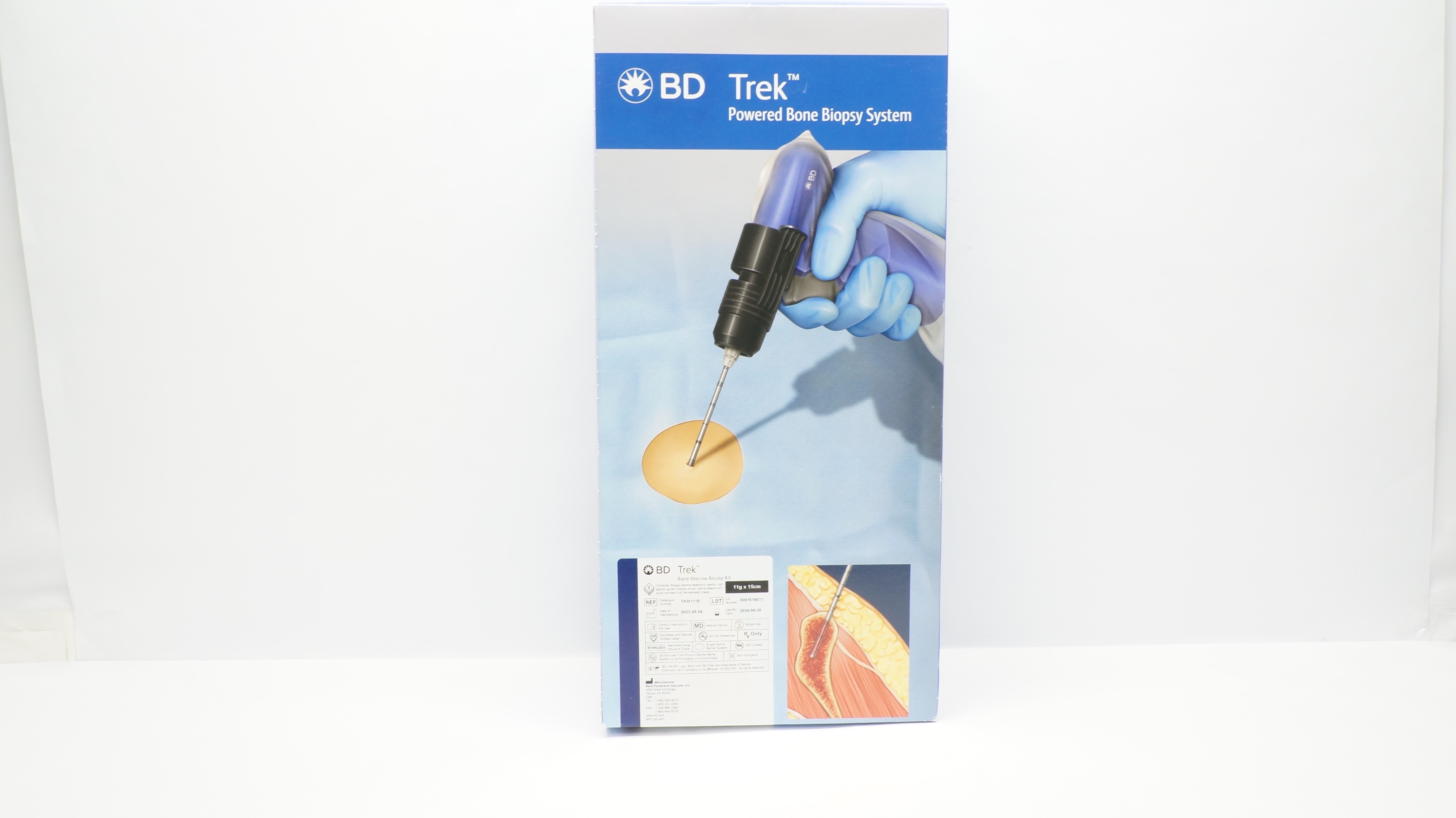 Bard TKM1115 Trek Powered Bone Biopsy Kit 11g x 15cm (x)