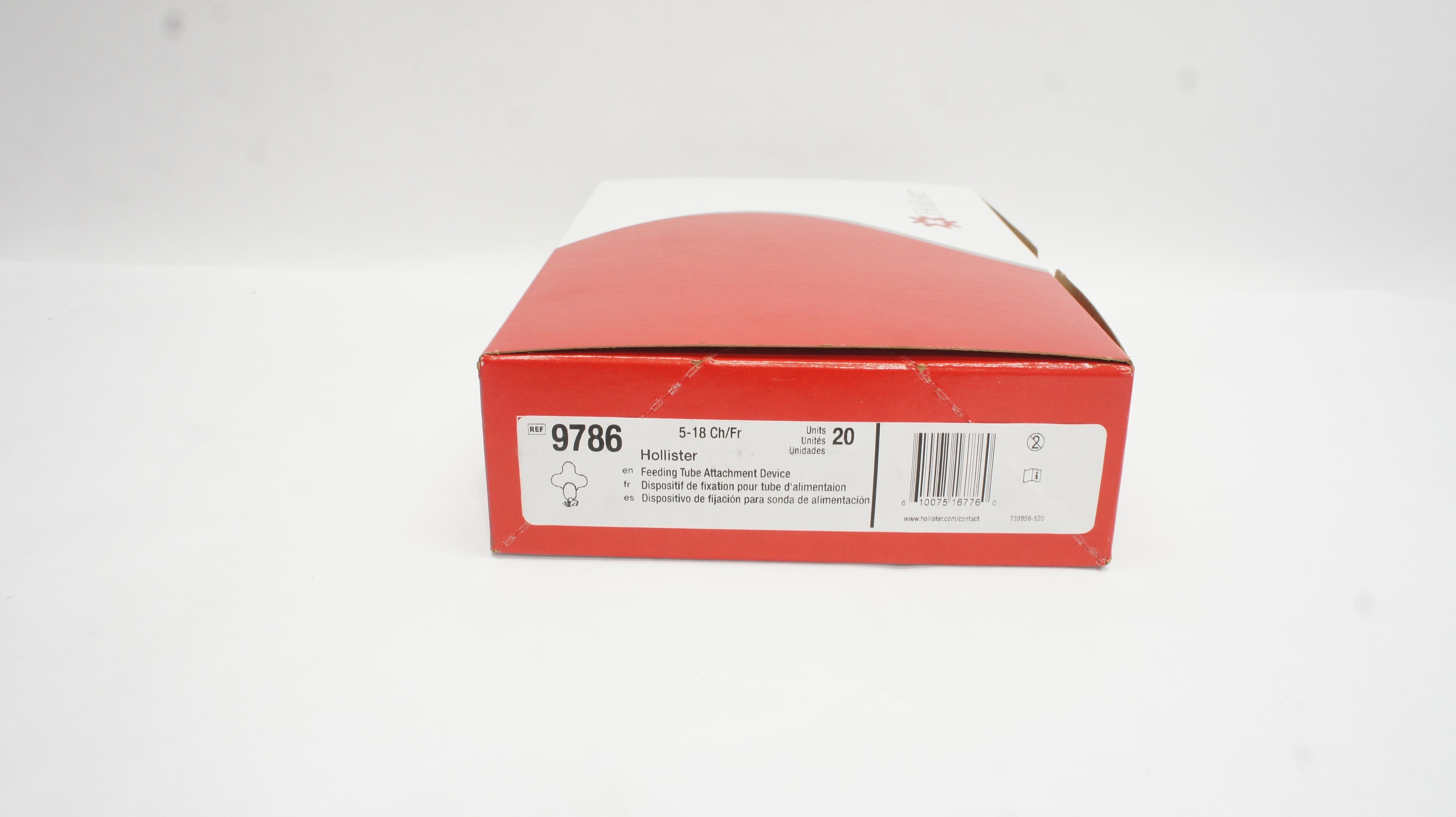 Hollister 9786 Feeding Tube Attachment Device 5-18Ch/Fr - Box of 20