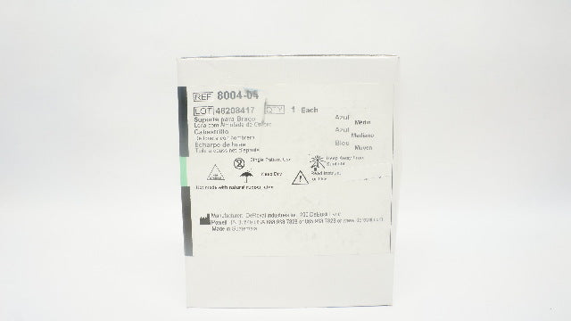 DeRoyal 8004-04 Arm Sling Canvas w/Shoulder Pad M. 8.5 x 16in. Blue - Box of 36