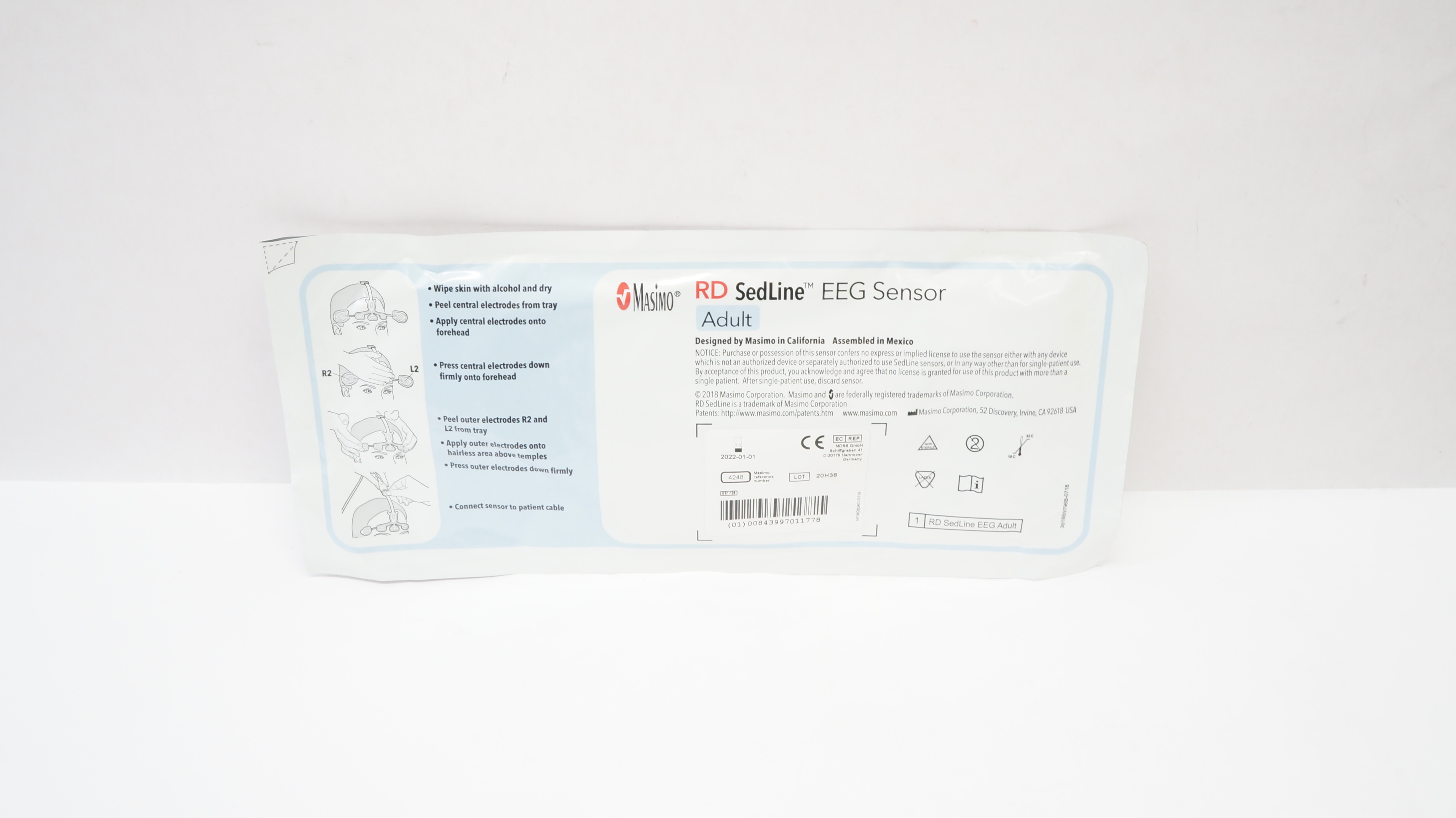 Masimo 4248 RD Sedline EEG Sensor Adult (x)