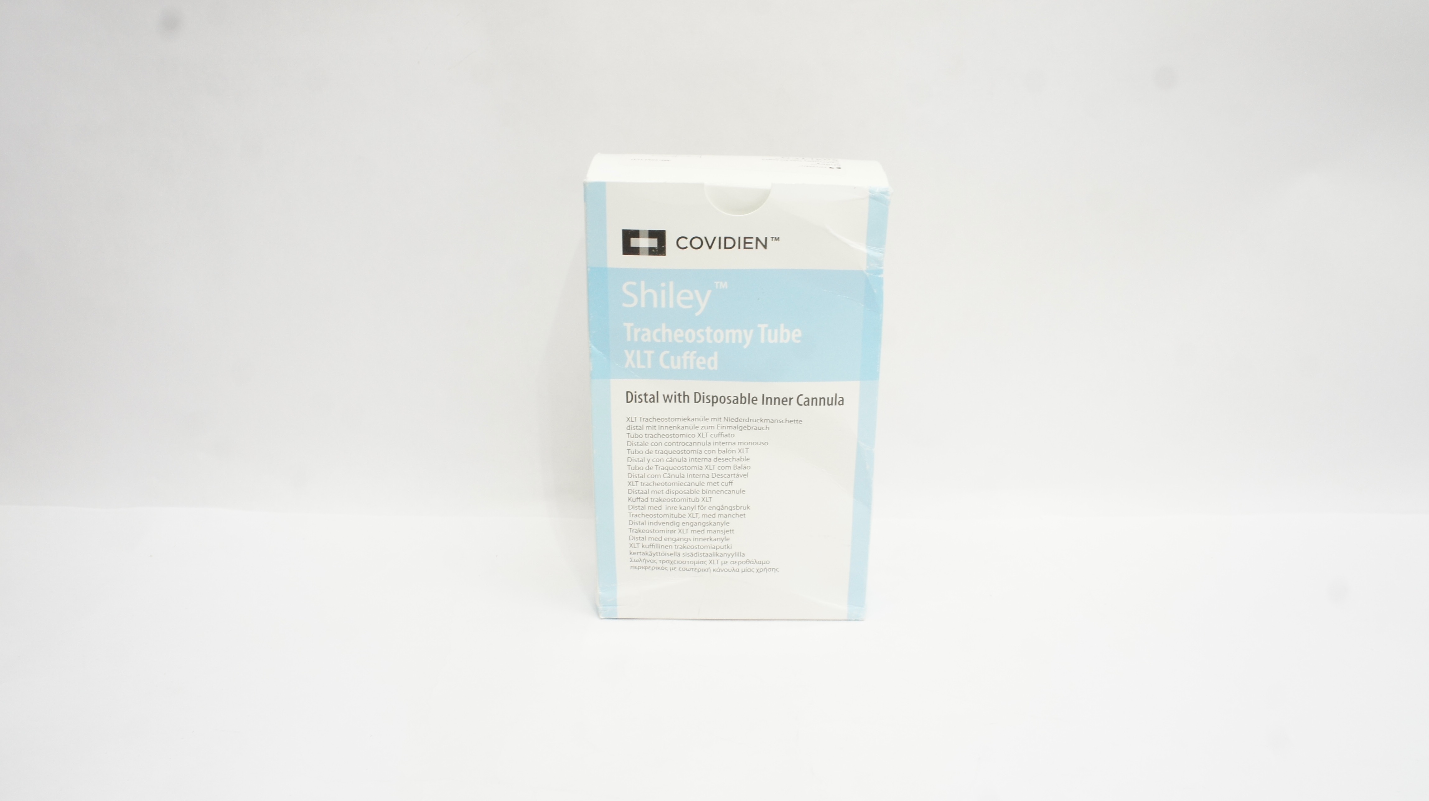 Covidien 50XLTCD Shiley Tracheostomy Tube XLT Cuffed 5.0ID x 9.6OD x 29.2mm (x)
