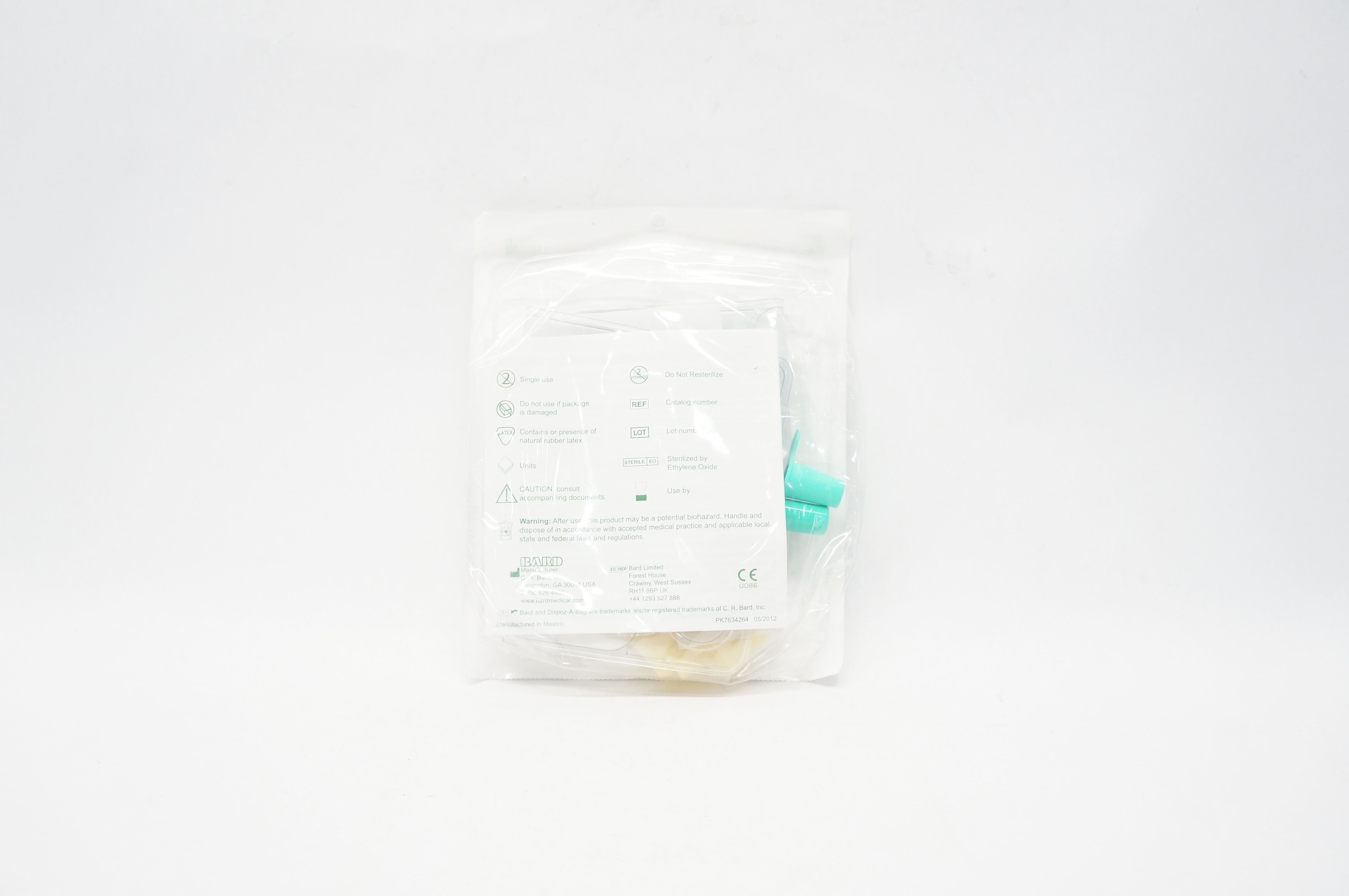 Bard 150102 Dispoz-A-Bag Leg Bag 19oz/562cc/mL Medium