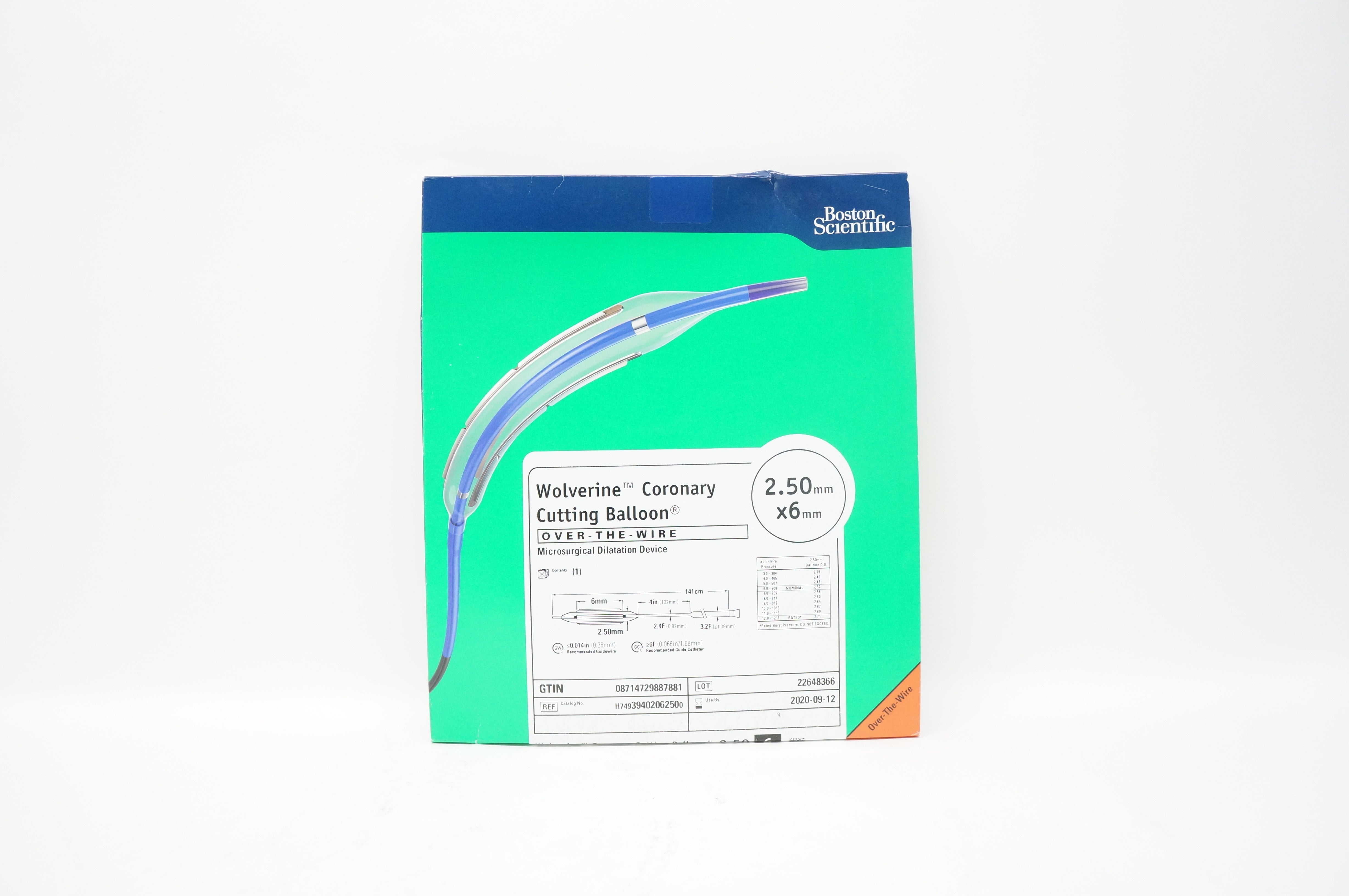Boston Scientific H74939402062500 Microsurgical Dilatation Device 2.50x6mm (x)