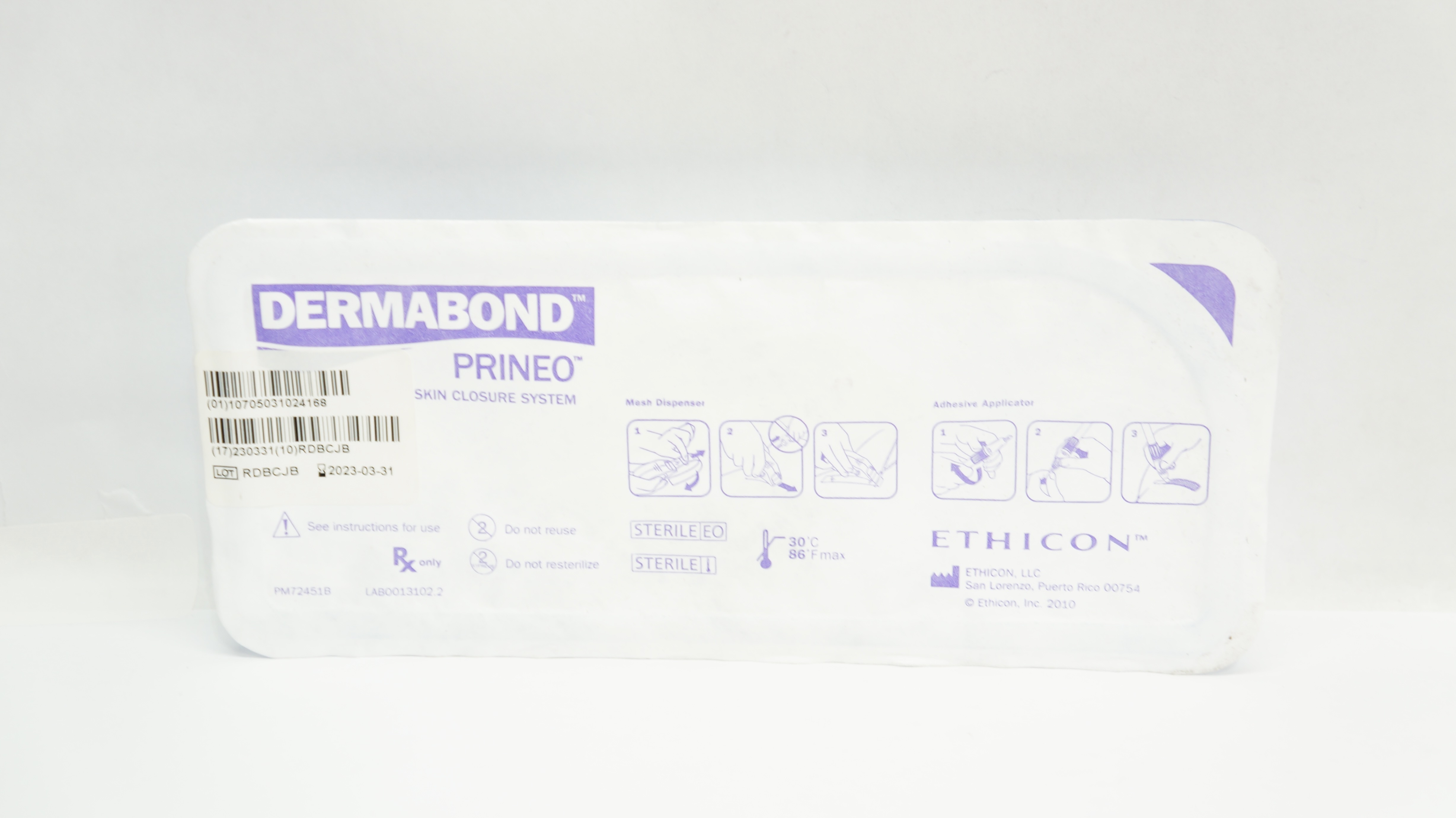 Ethicon Dermabond Prineo Skin Closure System (x)