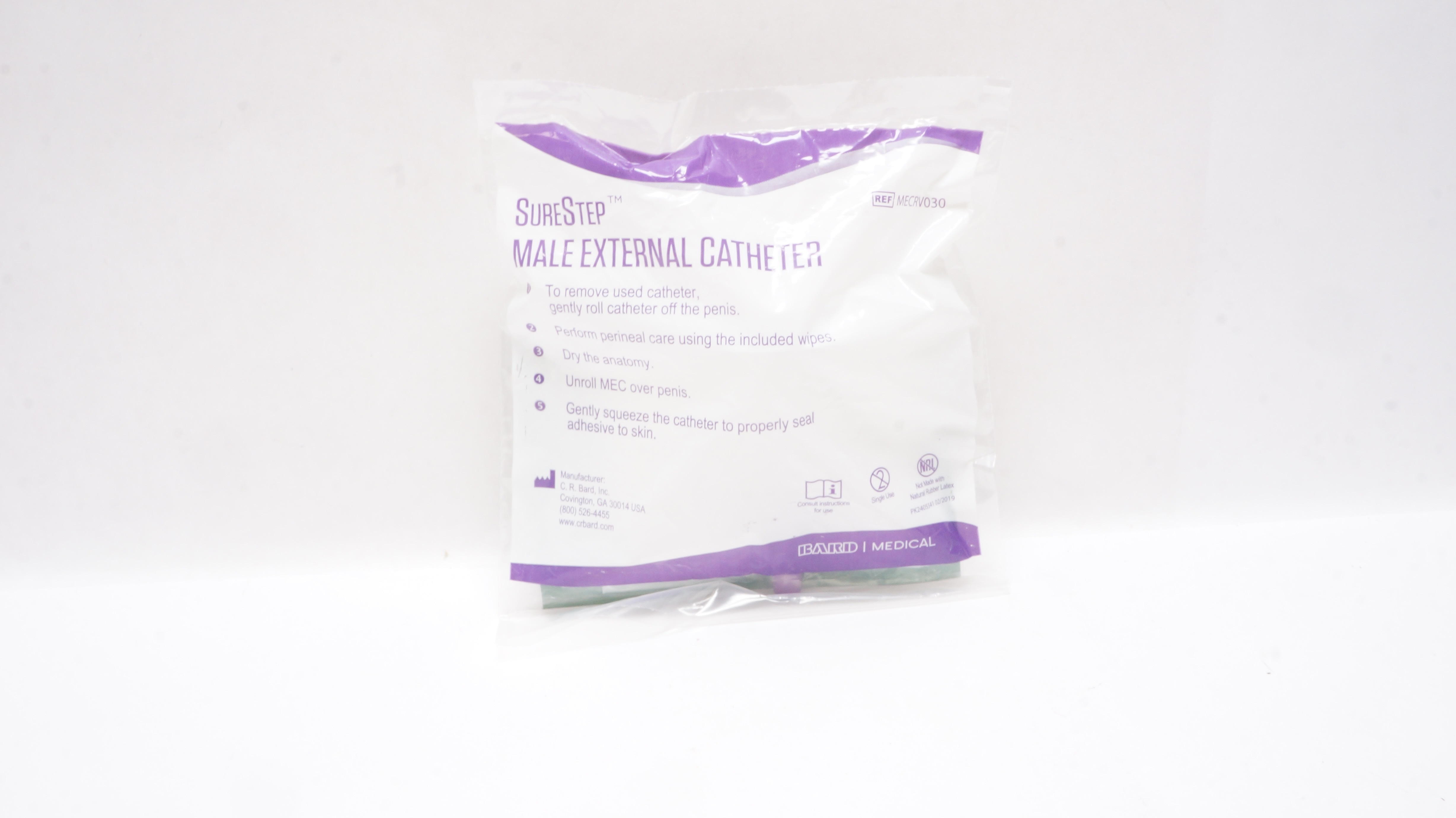 Bard MECRV030 SureStep Male External Cath. (x)