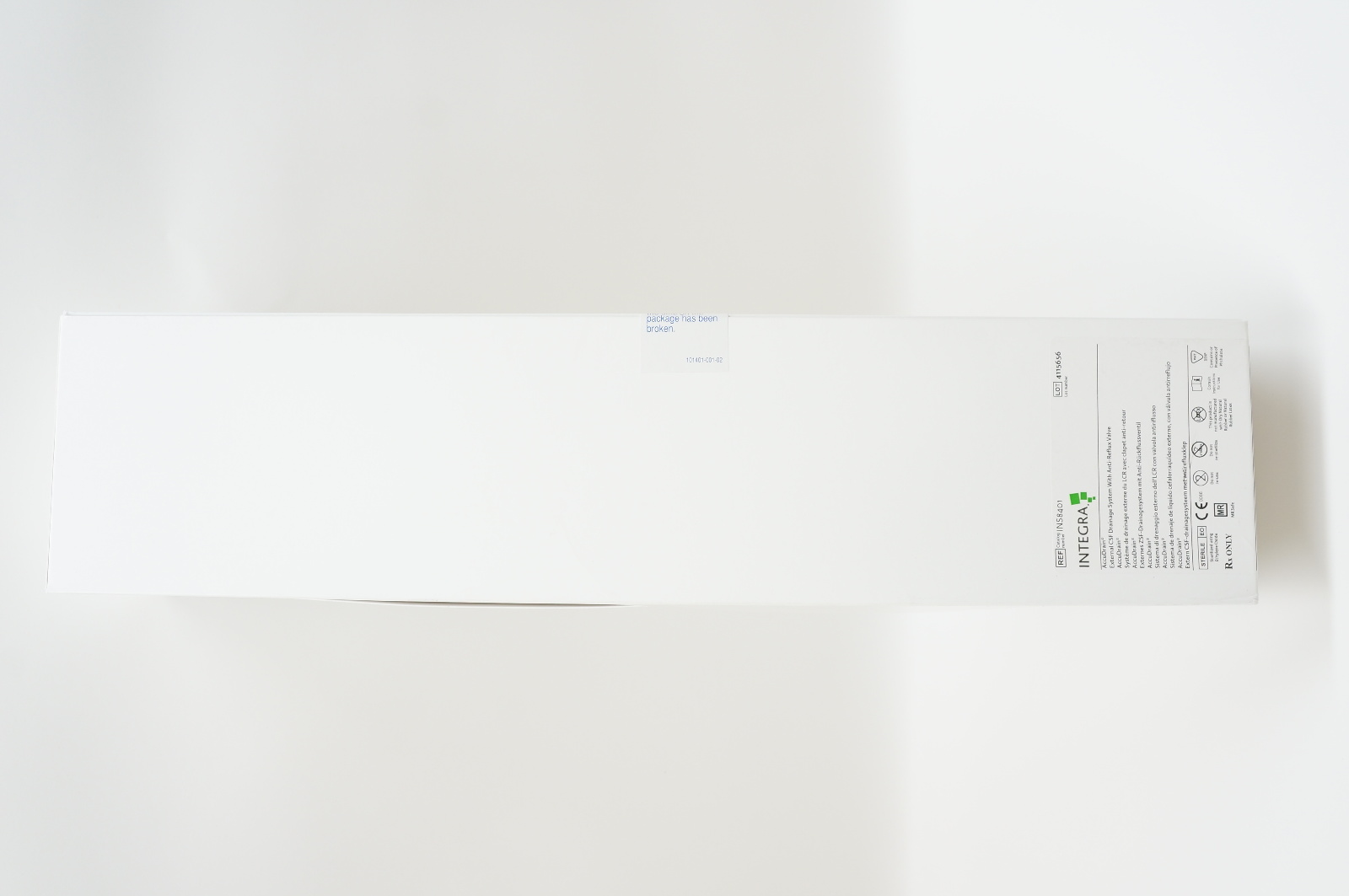 INTEGRA INS8401 AccuDrain External CSF Drainage System With Anti-Reflux Valve