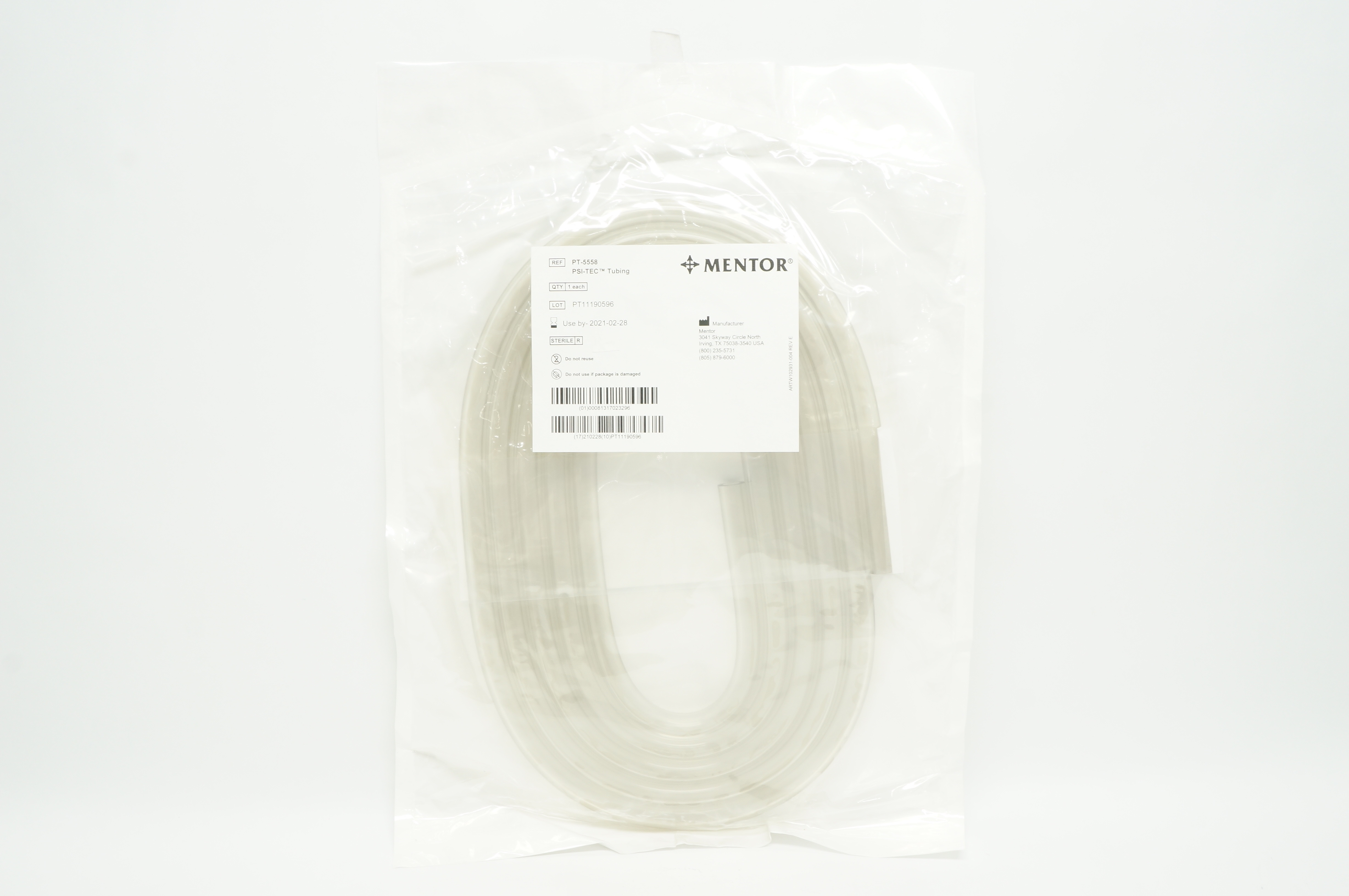Mentor PT-5558 PSI-TEC Tubing (x)