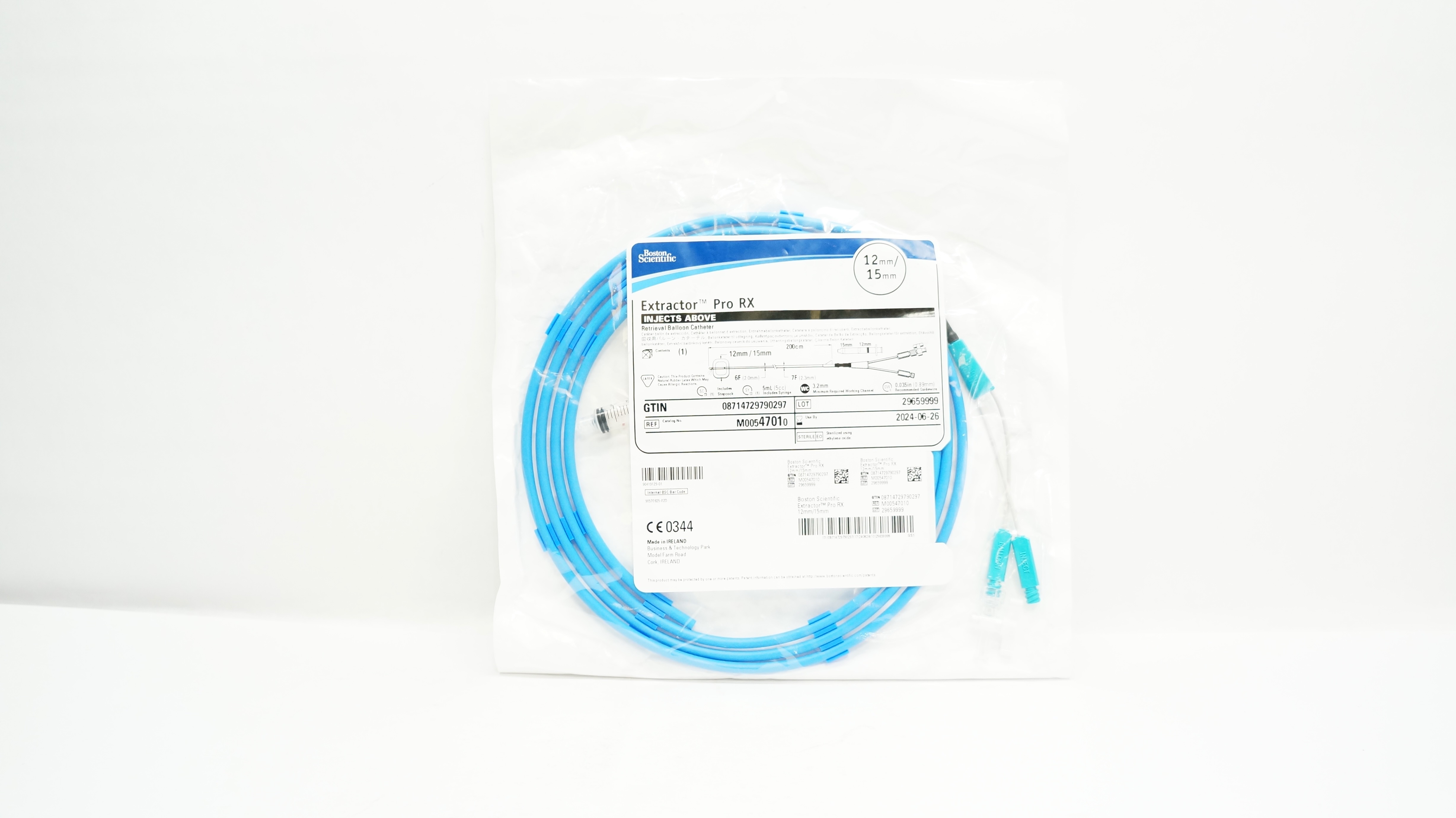 Boston Scientific 4701 Extractor Retrieval Balloon Cath. 12mm/15mm