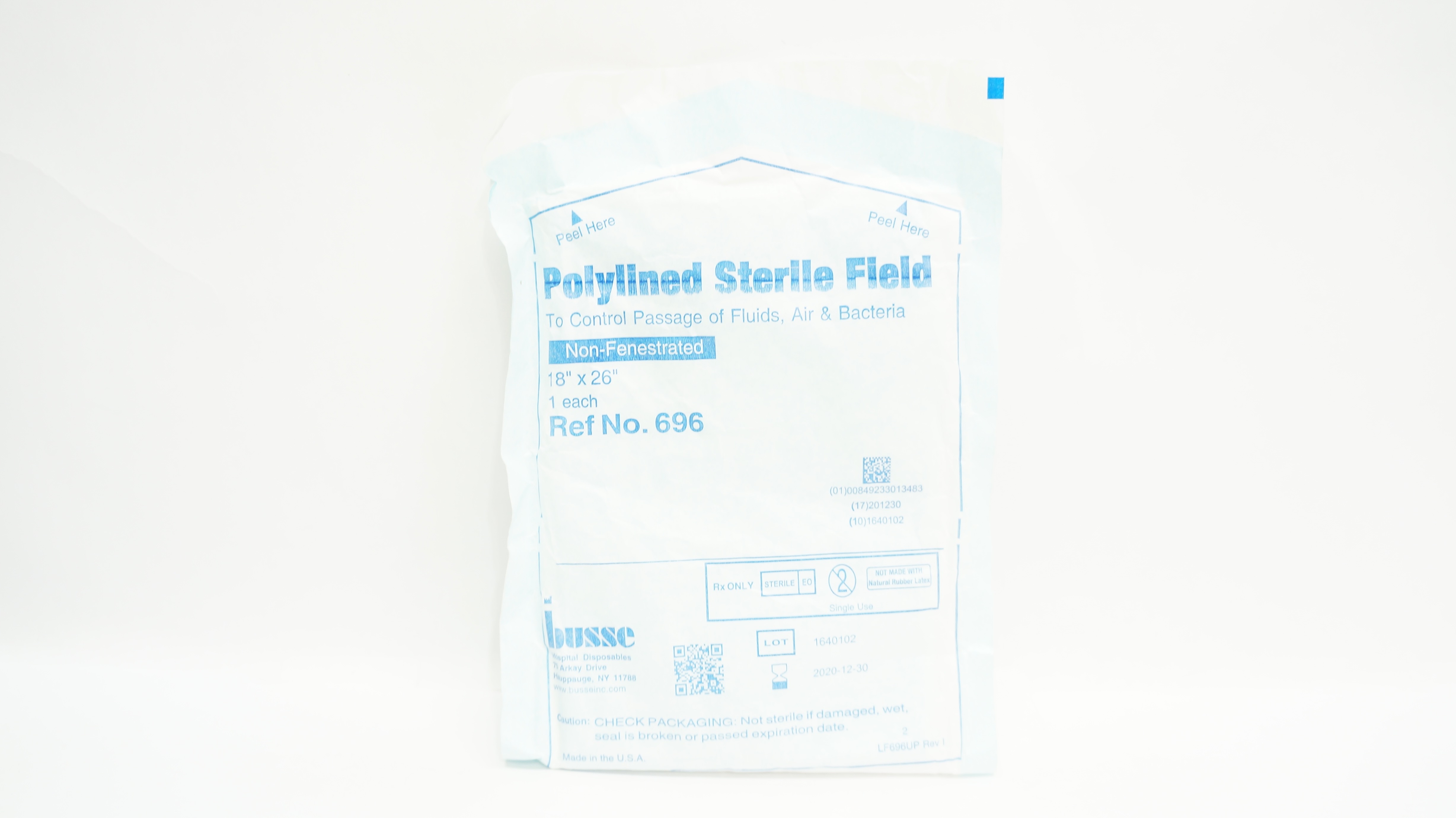 Busse 696 Polylined Sterile Field 18inch x 26inch (x)